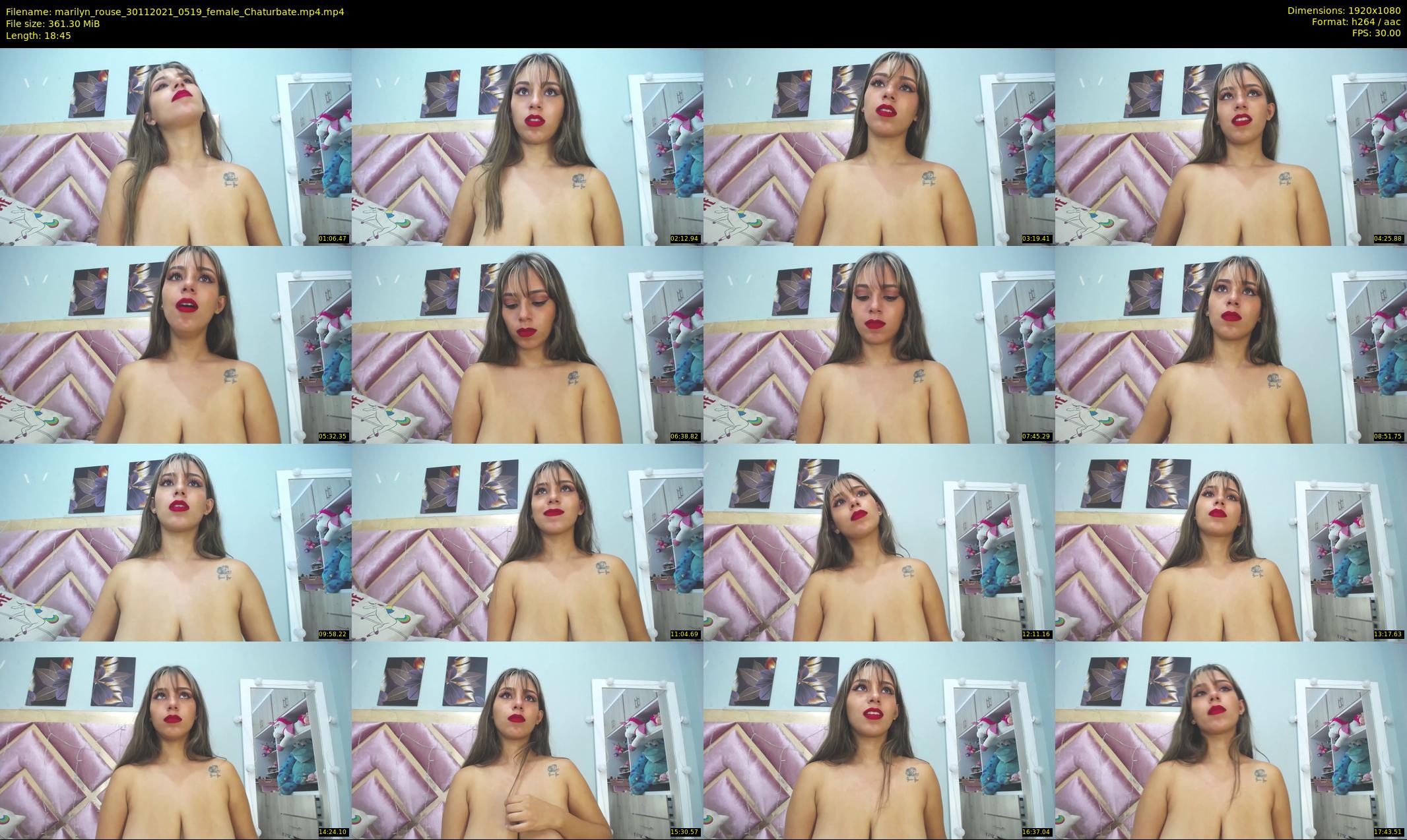 marilyn_rouse — 19 minute Chaturbate female cam show recording, 1080p, Nov 30, 2021
