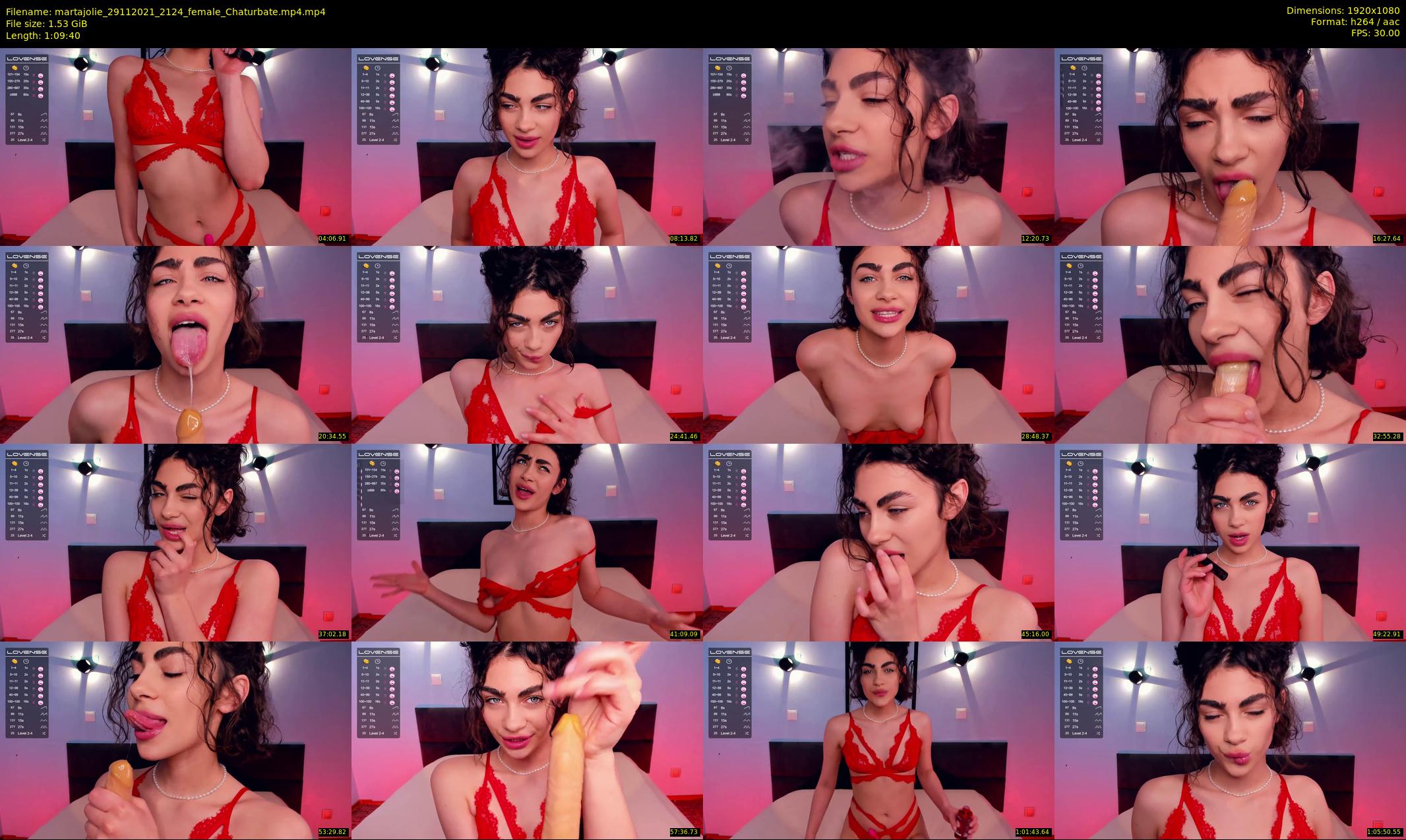 martajolie — 70 minute Chaturbate female cam show recording, 1080p, Nov 29, 2021