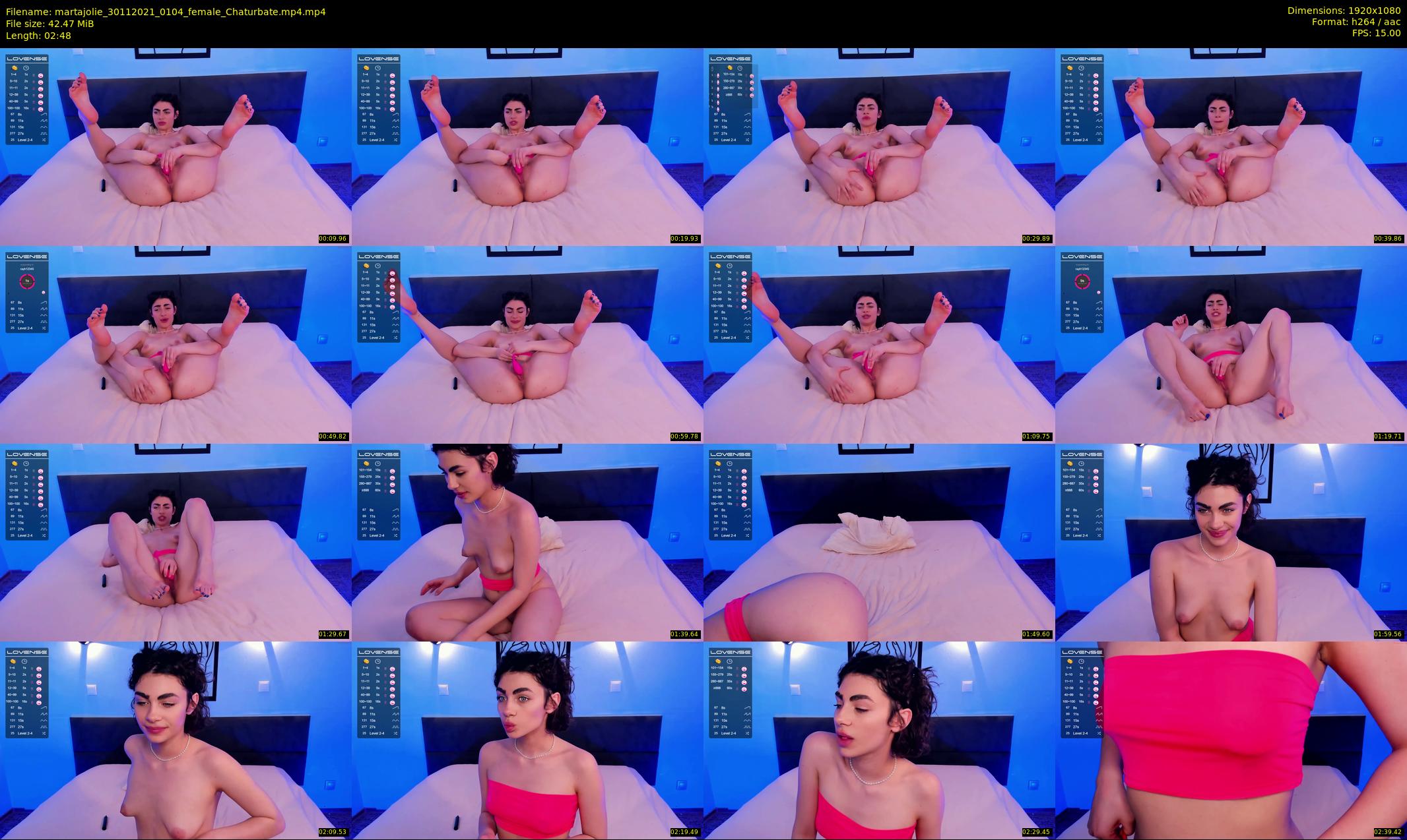 martajolie — 3 minute Chaturbate female cam show recording, 1080p, Nov 30, 2021