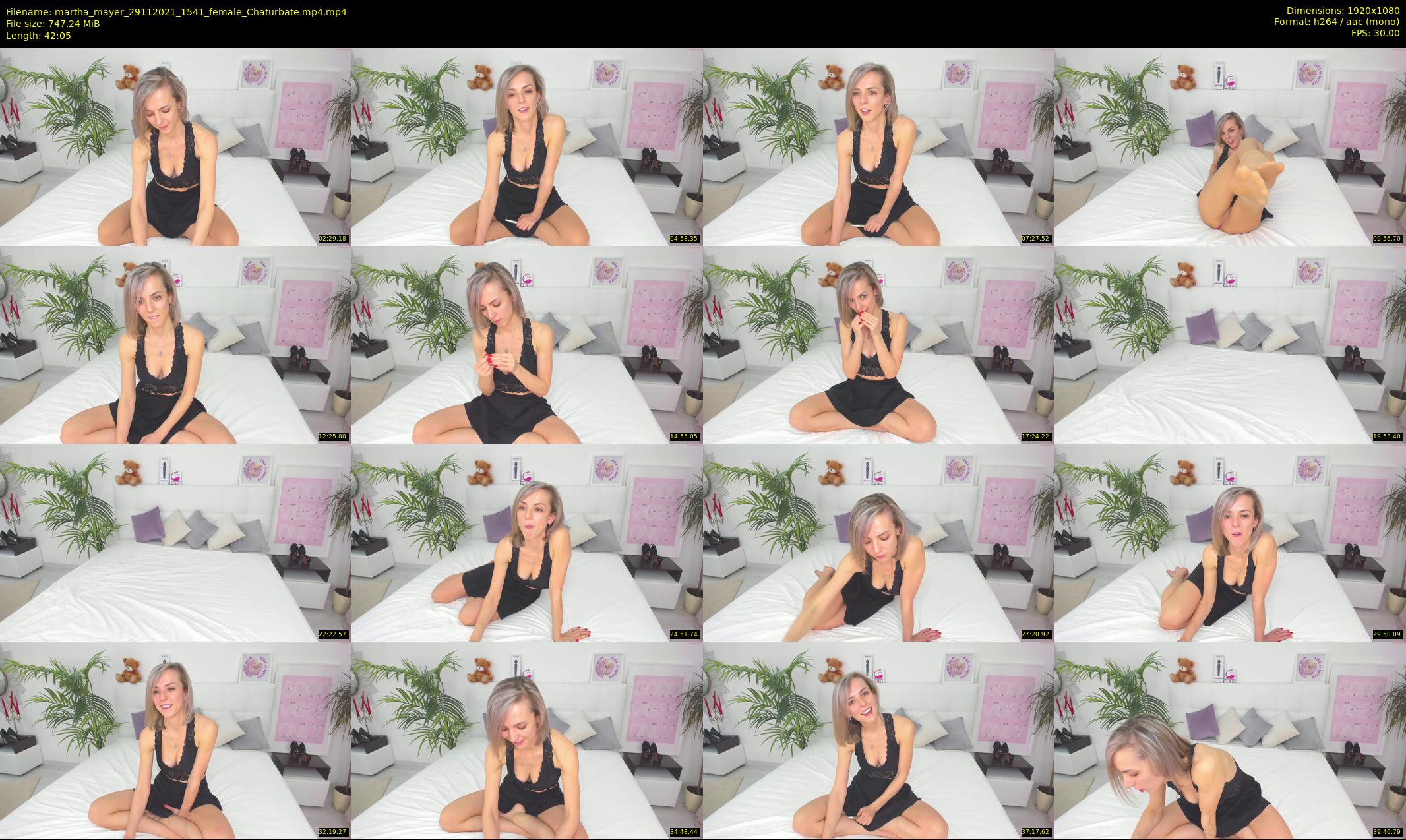 martha_mayer — 43 minute Chaturbate female cam show recording, 1080p, Nov 29, 2021