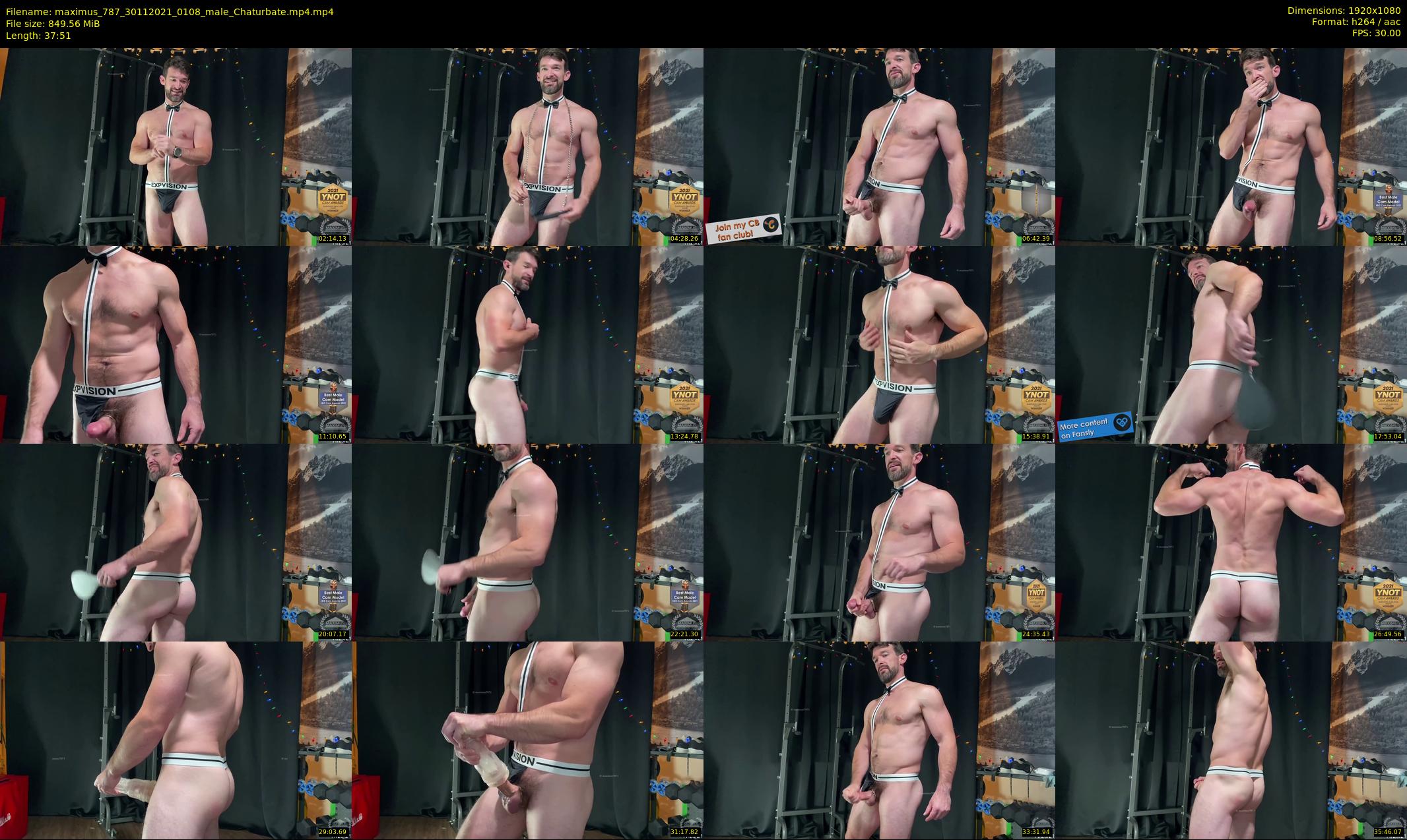 maximus_787 — 38 minute Chaturbate male cam show recording, 1080p, Nov 30, 2021