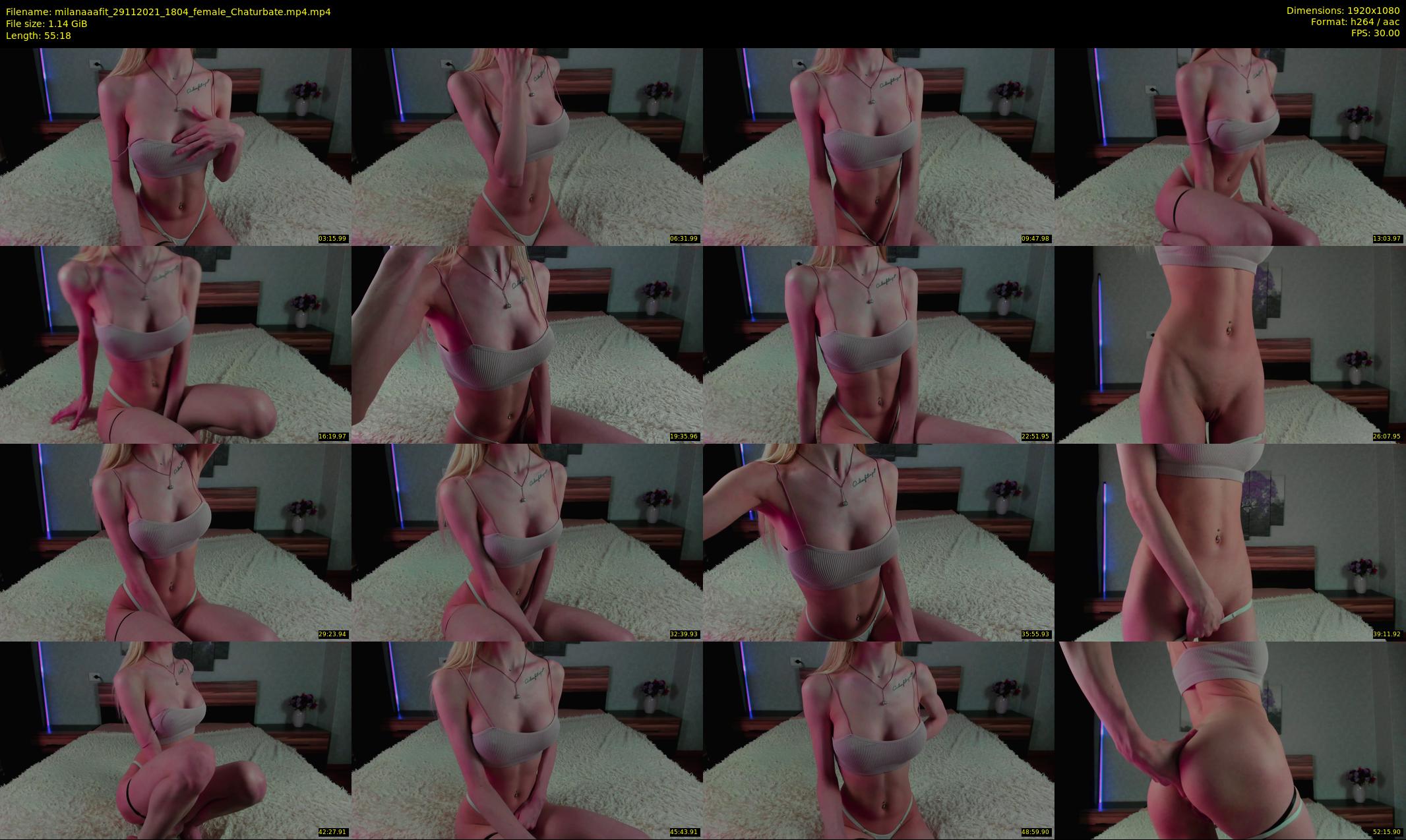 milanaaafit — 56 minute Chaturbate couple cam show recording, 1080p, Nov 29, 2021