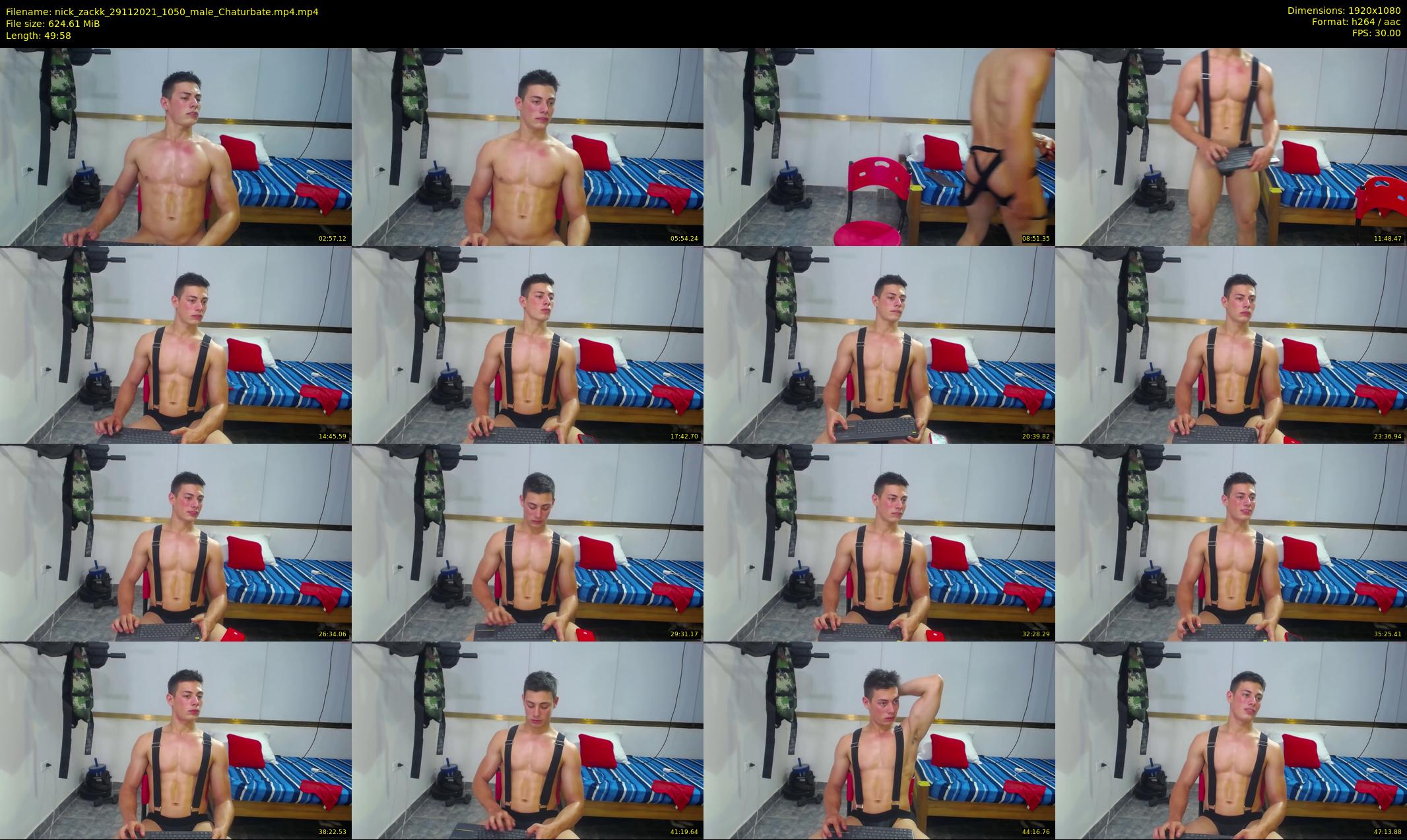 nick_zackk — 50 minute Chaturbate male cam show recording, 1080p, Nov 29, 2021