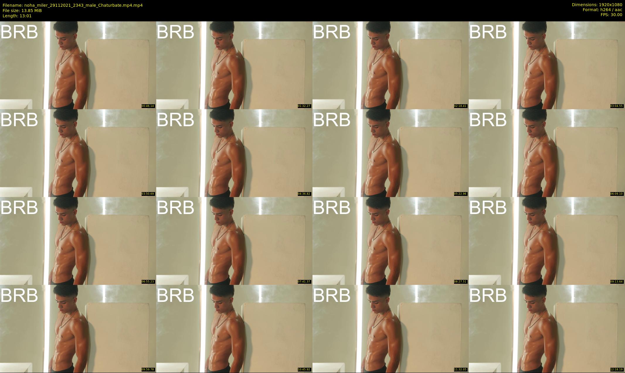 noha_miler — 14 minute Chaturbate male cam show recording, 1080p, Nov 29, 2021