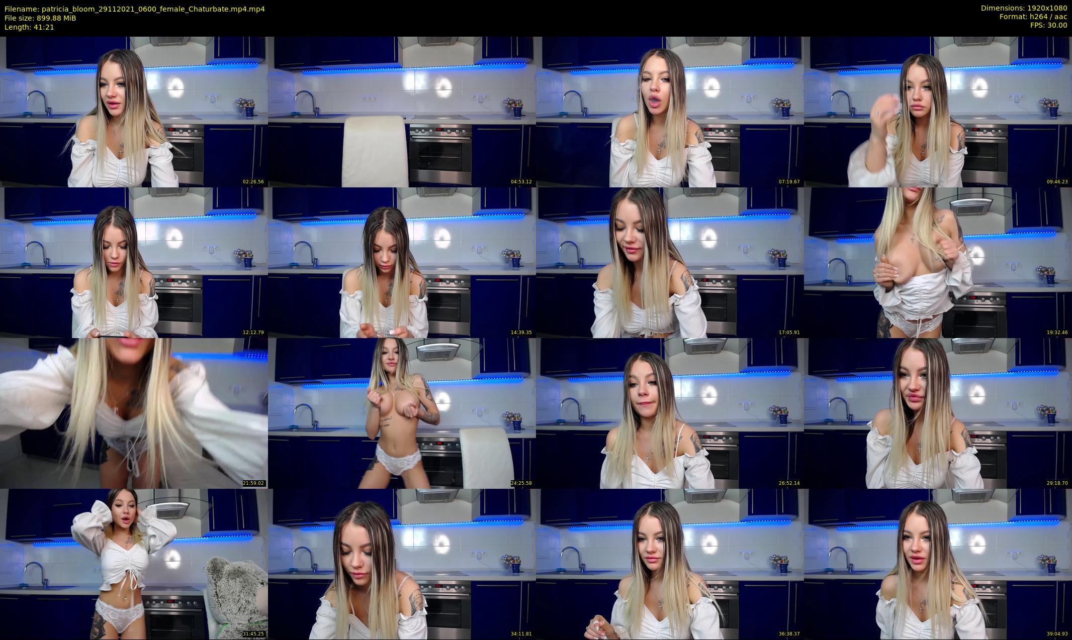 patricia_bloom — 42 minute Chaturbate female cam show recording, 1080p, Nov 29, 2021