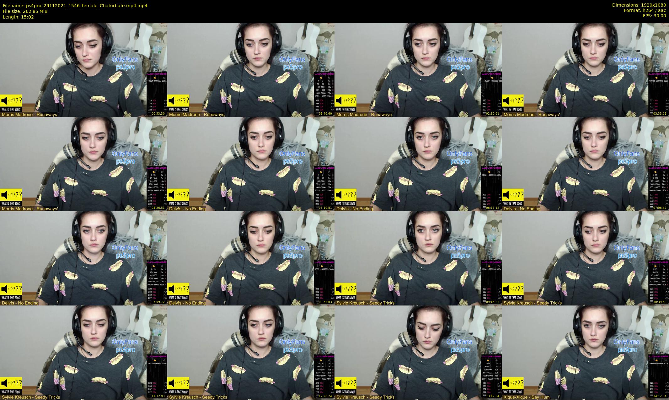 ps4pro — 16 minute Chaturbate female cam show recording, 1080p, Nov 29, 2021
