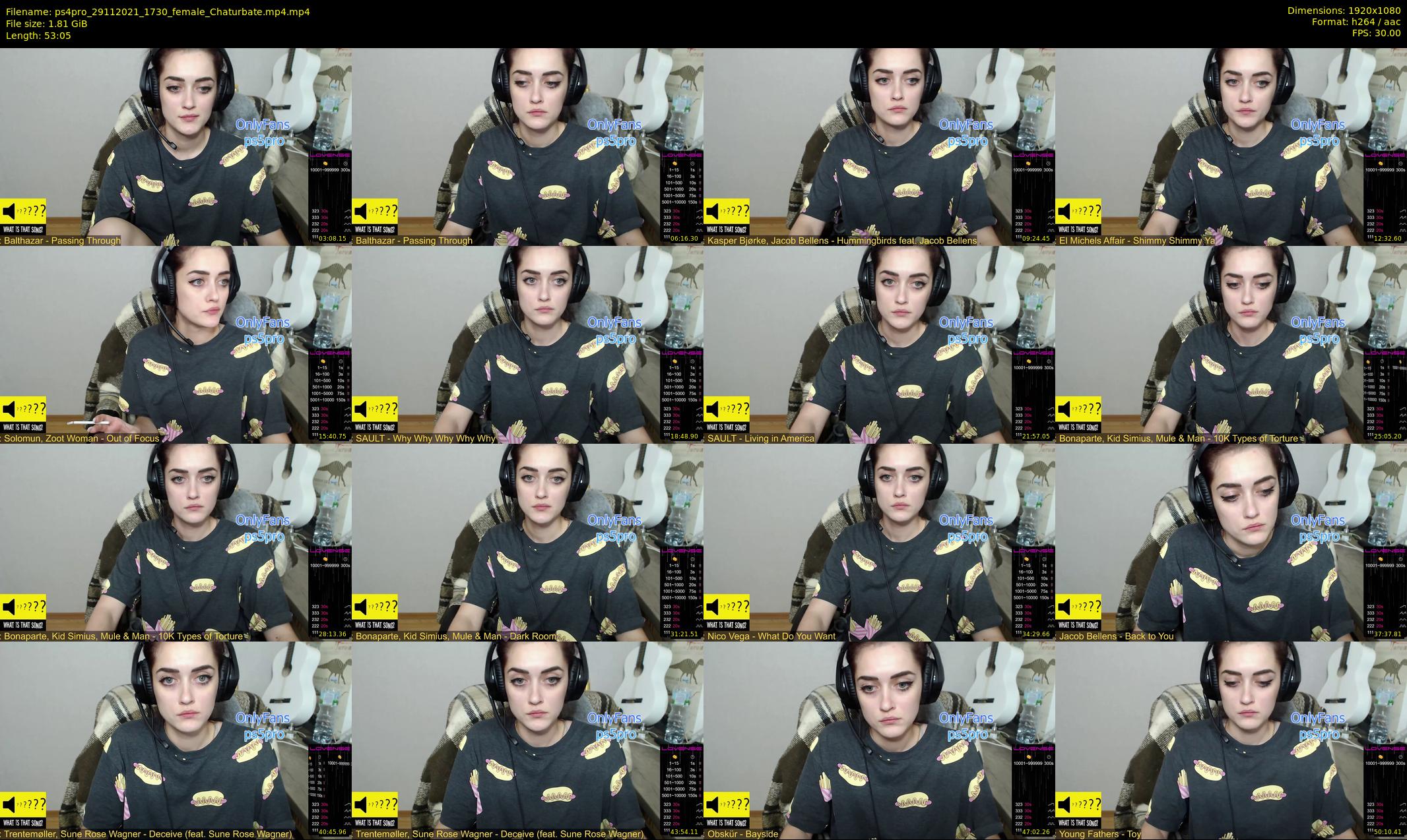 ps4pro — 54 minute Chaturbate female cam show recording, 1080p, Nov 29, 2021
