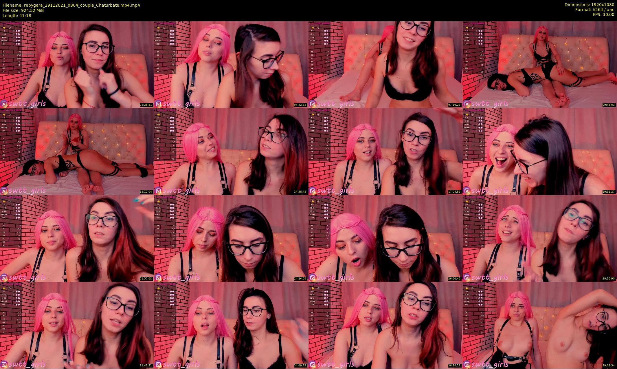 rebygera — 42 minute Chaturbate couple cam show recording, 1080p, Nov 29, 2021