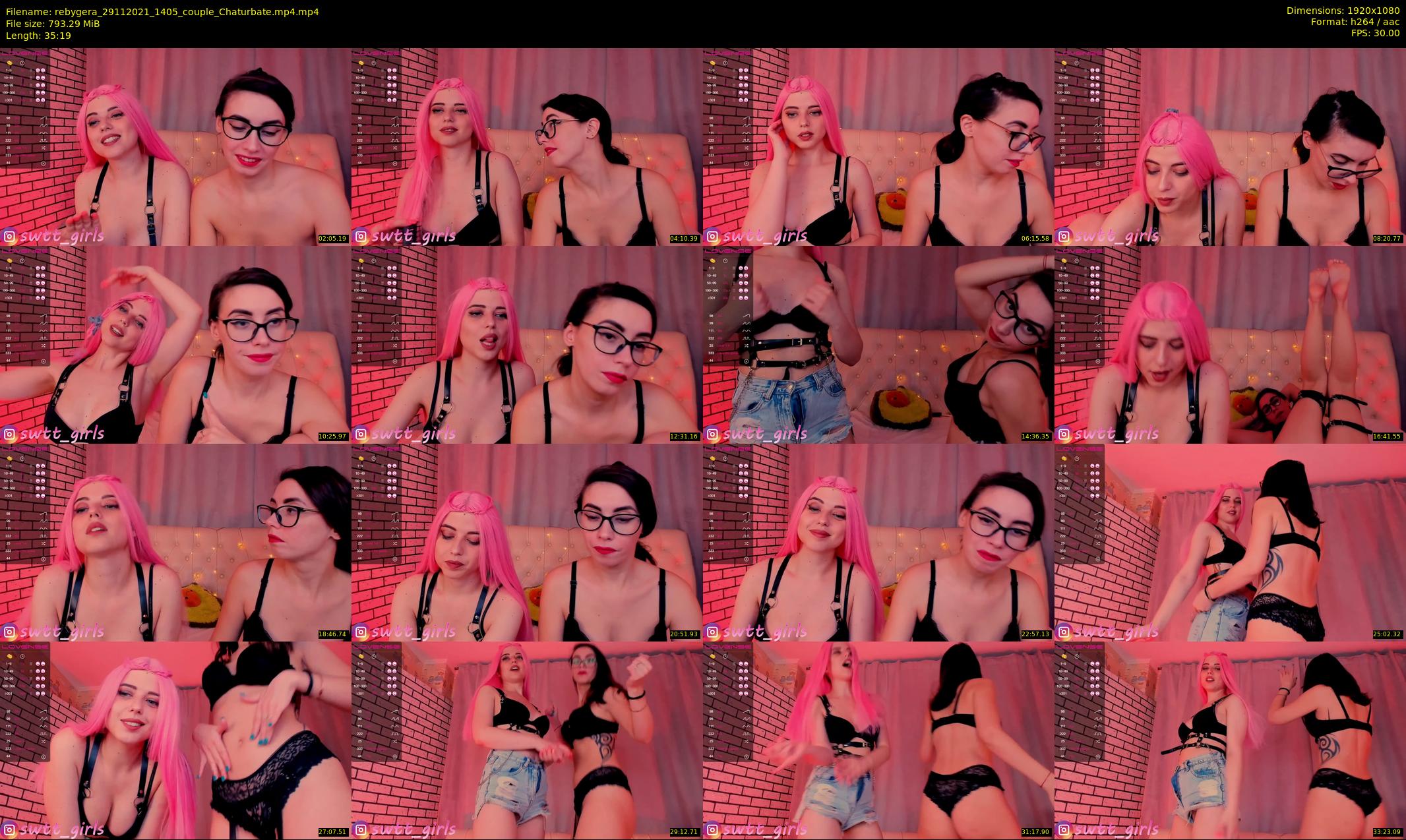 rebygera — 36 minute Chaturbate couple cam show recording, 1080p, Nov 29, 2021