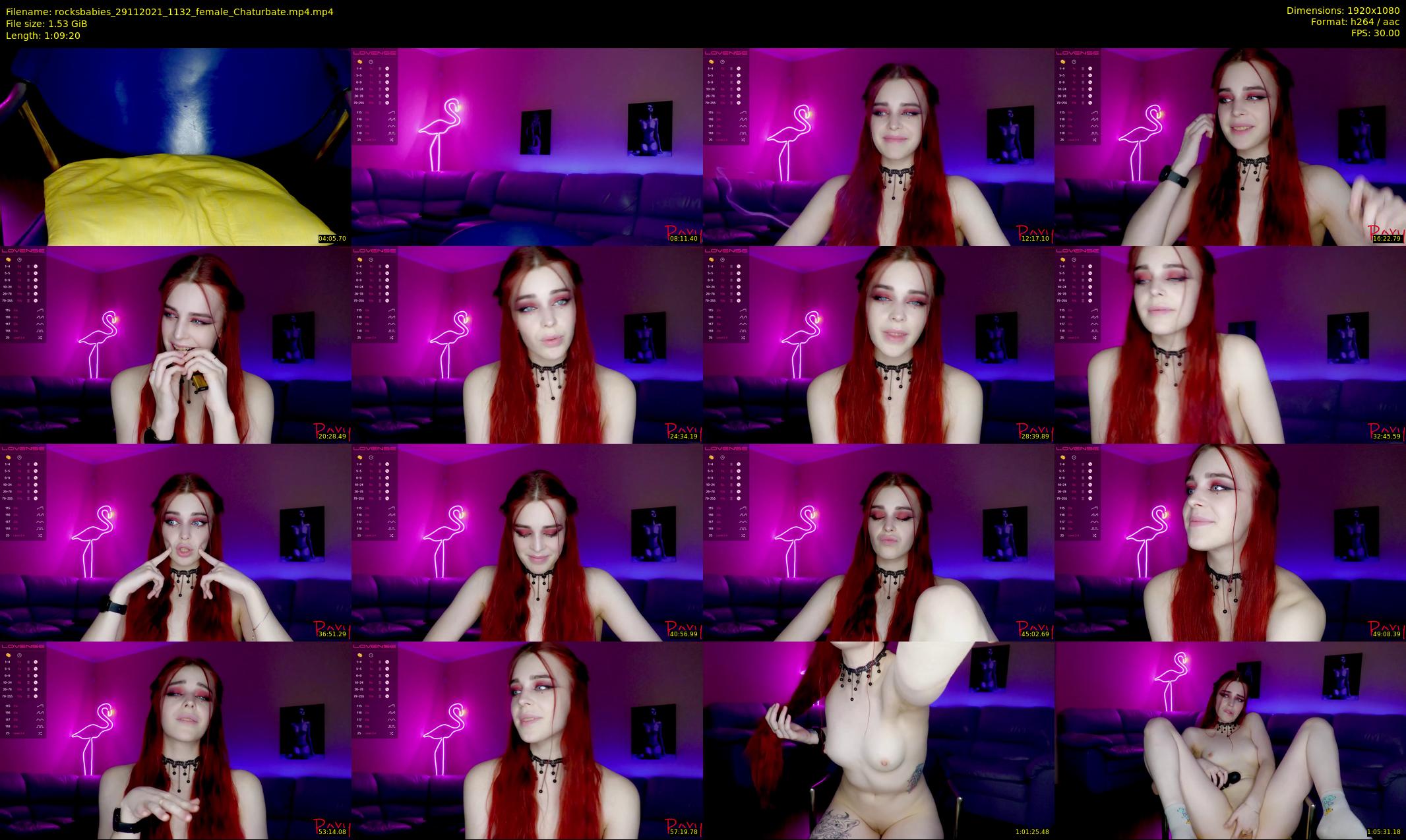 rocksbabies — 70 minute Chaturbate female cam show recording, 1080p, Nov 29, 2021