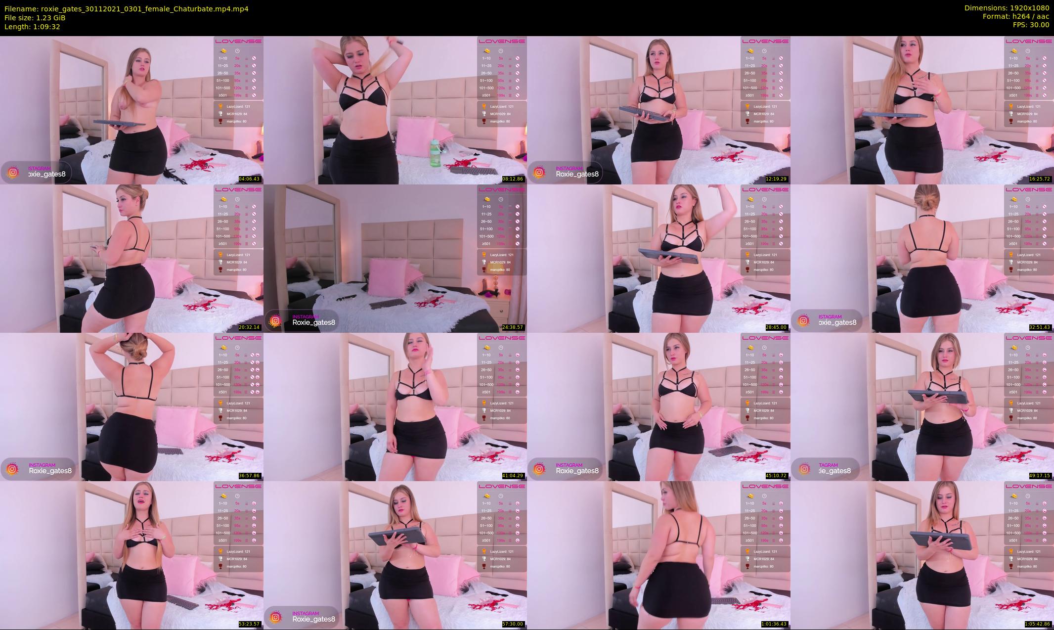 roxie_gates — 70 minute Chaturbate female cam show recording, 1080p, Nov 30, 2021