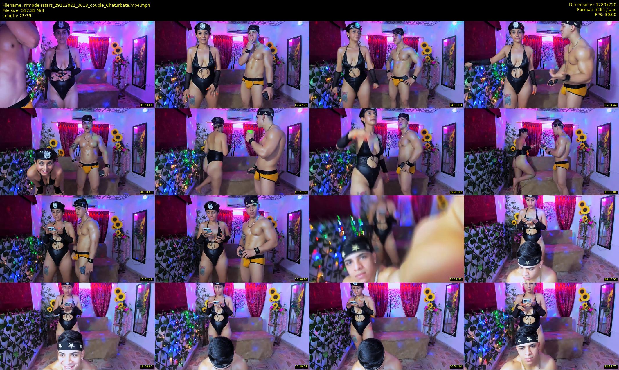 rrmodelsstars — 24 minute Chaturbate couple cam show recording, 720p, Nov 29, 2021
