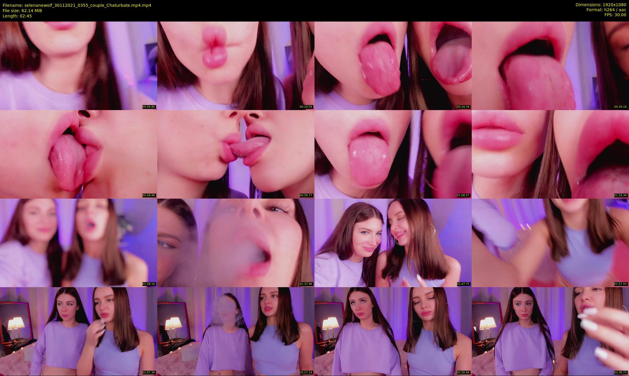 selenanewolf — 3 minute Chaturbate couple cam show recording, 1080p, Nov 30, 2021