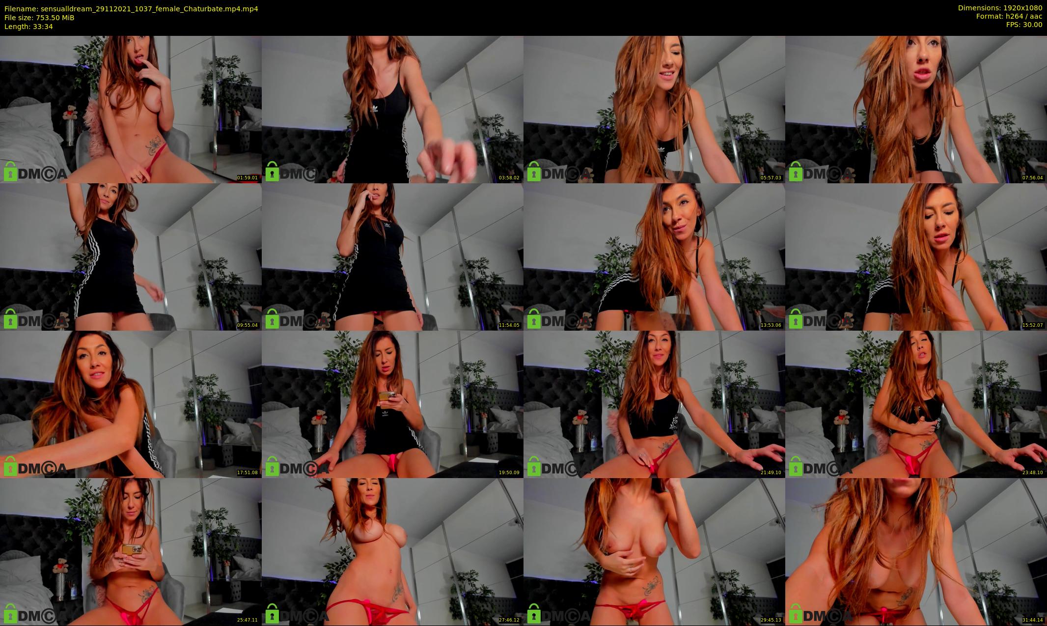 sensualldream — 34 minute Chaturbate female cam show recording, 1080p, Nov 29, 2021