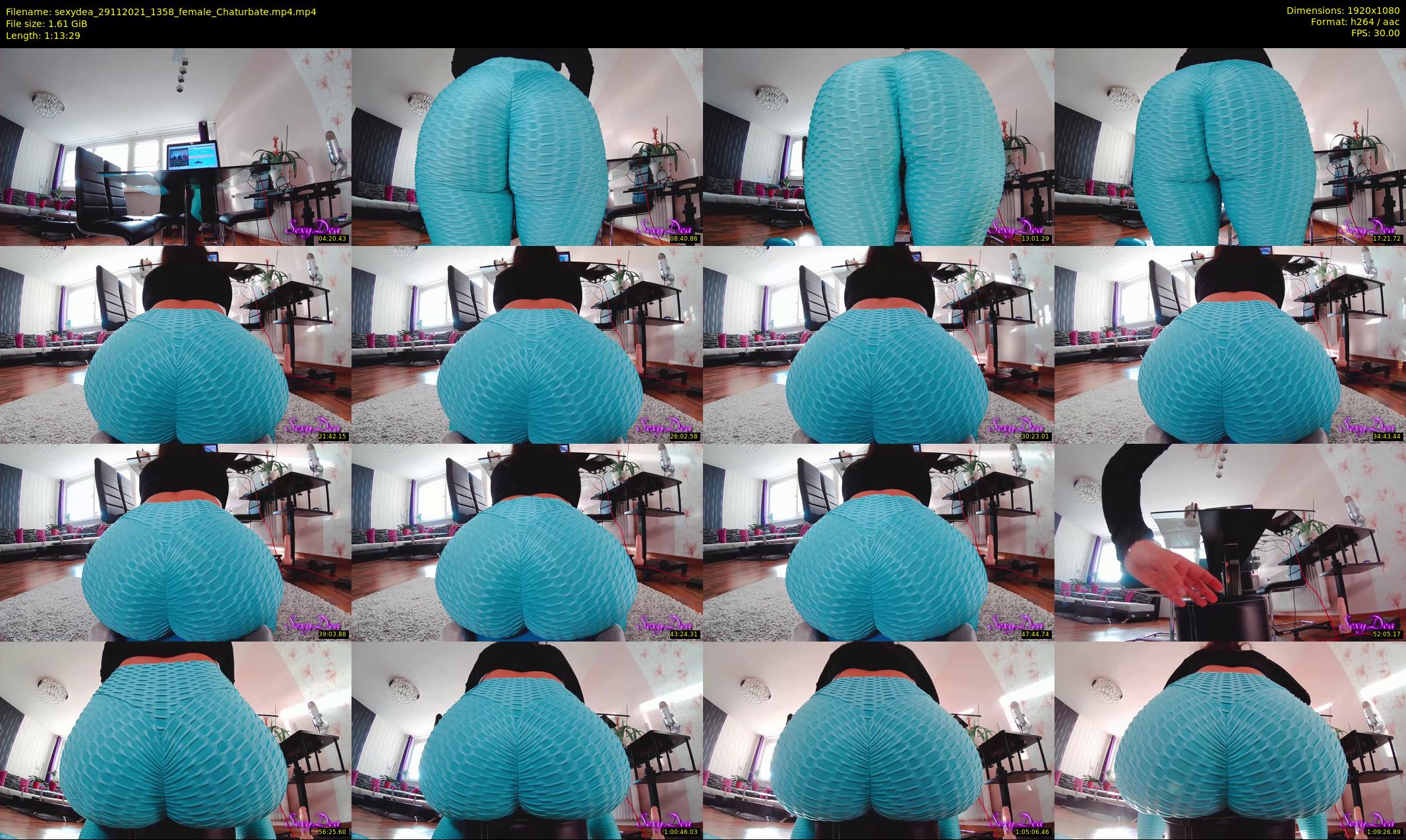 sexydea — 74 minute Chaturbate female cam show recording, 1080p, Nov 29, 2021