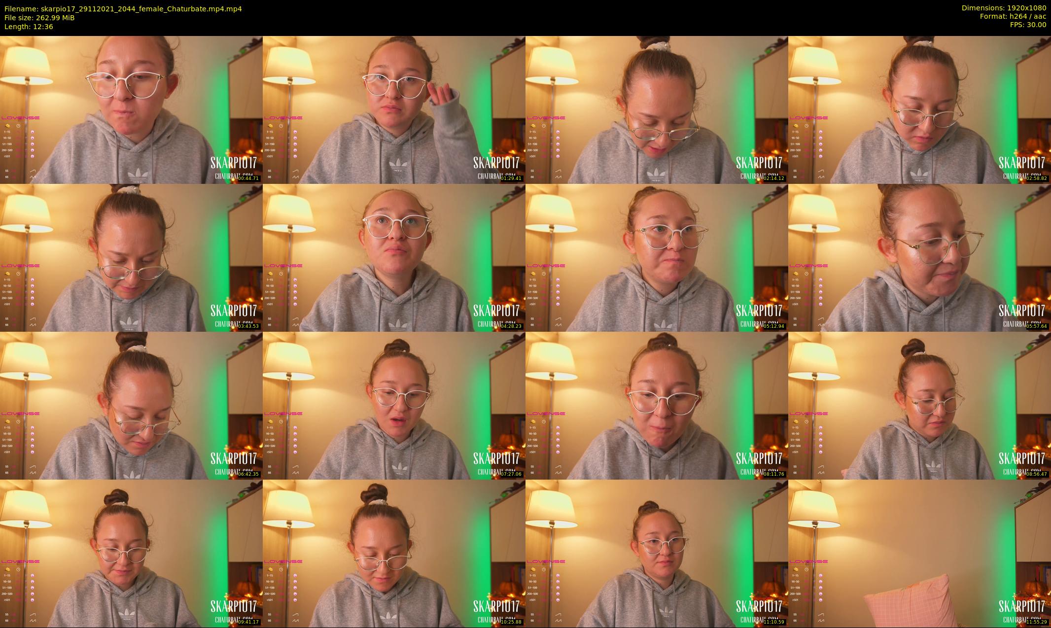 skarpio17 — 13 minute Chaturbate female cam show recording, 1080p, Nov 29, 2021
