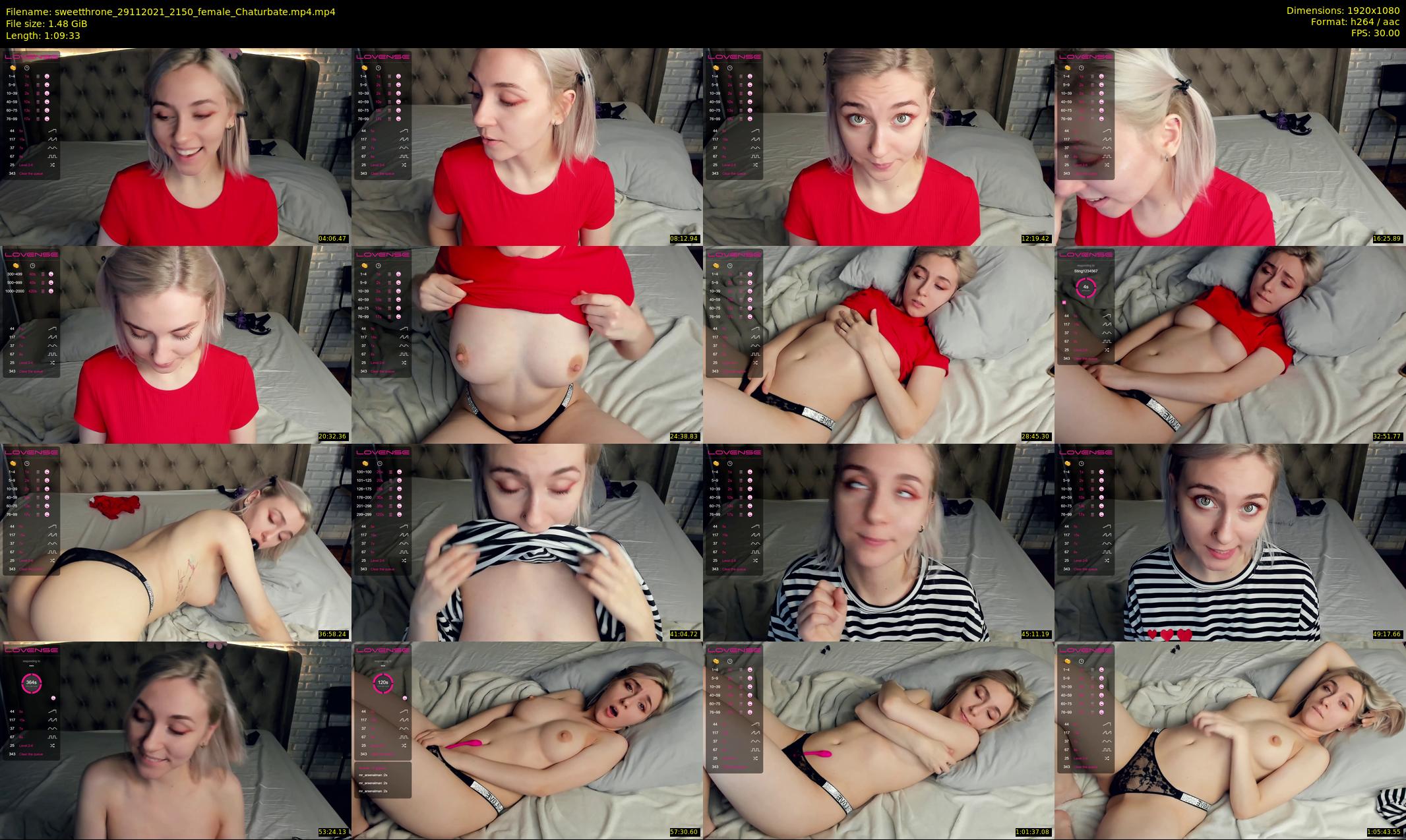 sweetthrone — 70 minute Chaturbate couple cam show recording, 1080p, Nov 29, 2021