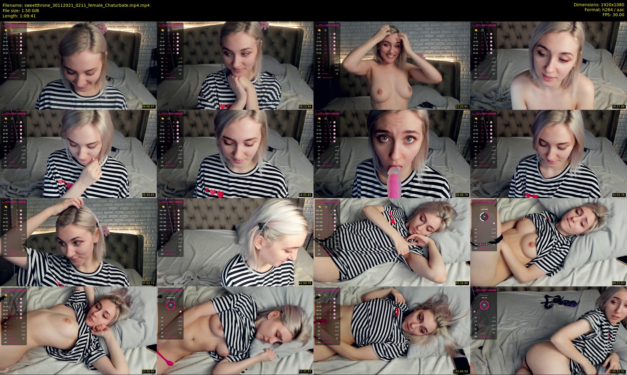 sweetthrone — 70 minute Chaturbate couple cam show recording, 1080p, Nov 30, 2021