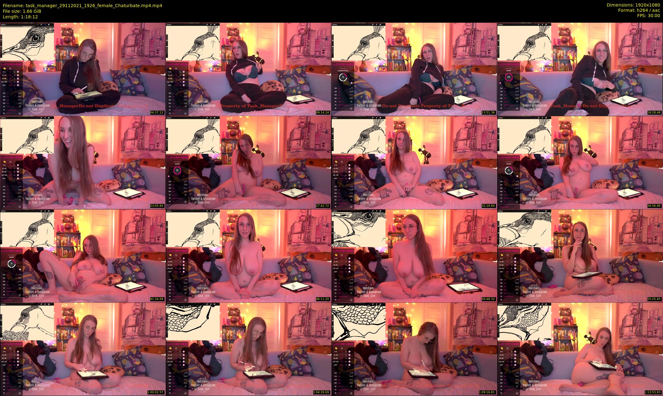 task_manager — 79 minute Chaturbate couple cam show recording, 1080p, Nov 29, 2021