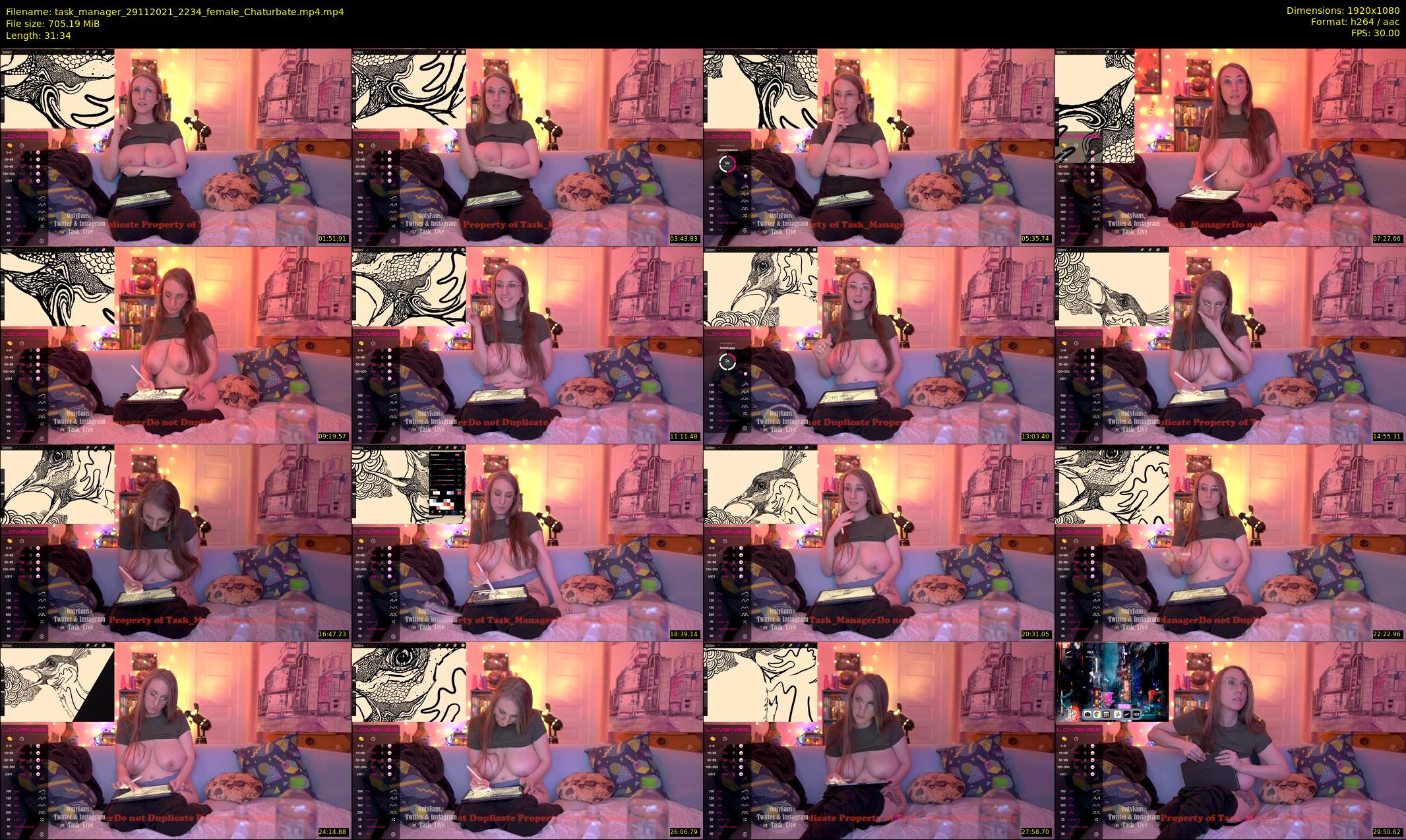 task_manager — 32 minute Chaturbate couple cam show recording, 1080p, Nov 29, 2021