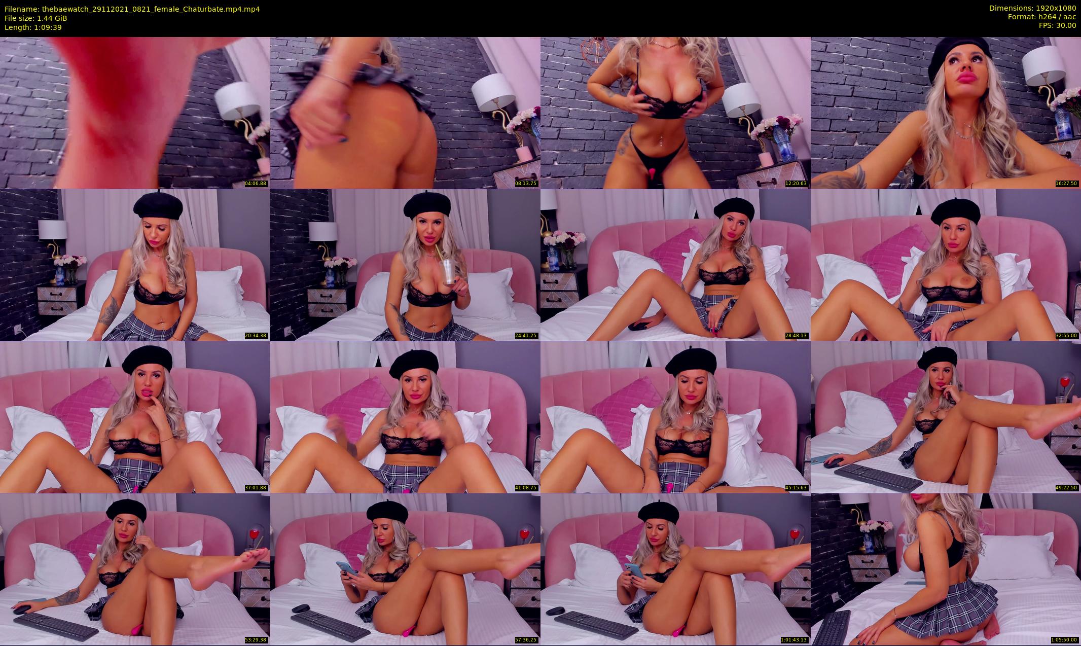 thebaewatch — 70 minute Chaturbate female cam show recording, 1080p, Nov 29, 2021