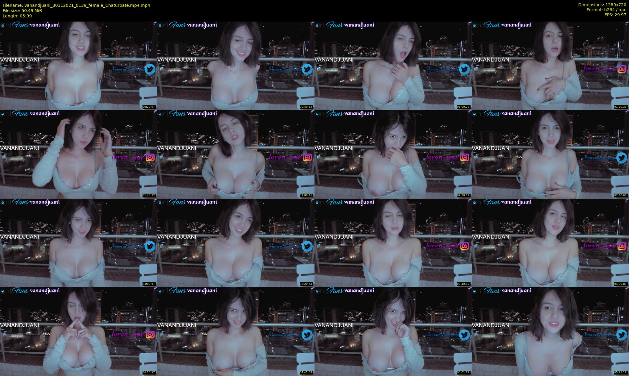 vanandjuani — 6 minute Chaturbate female cam show recording, 720p, Nov 30, 2021