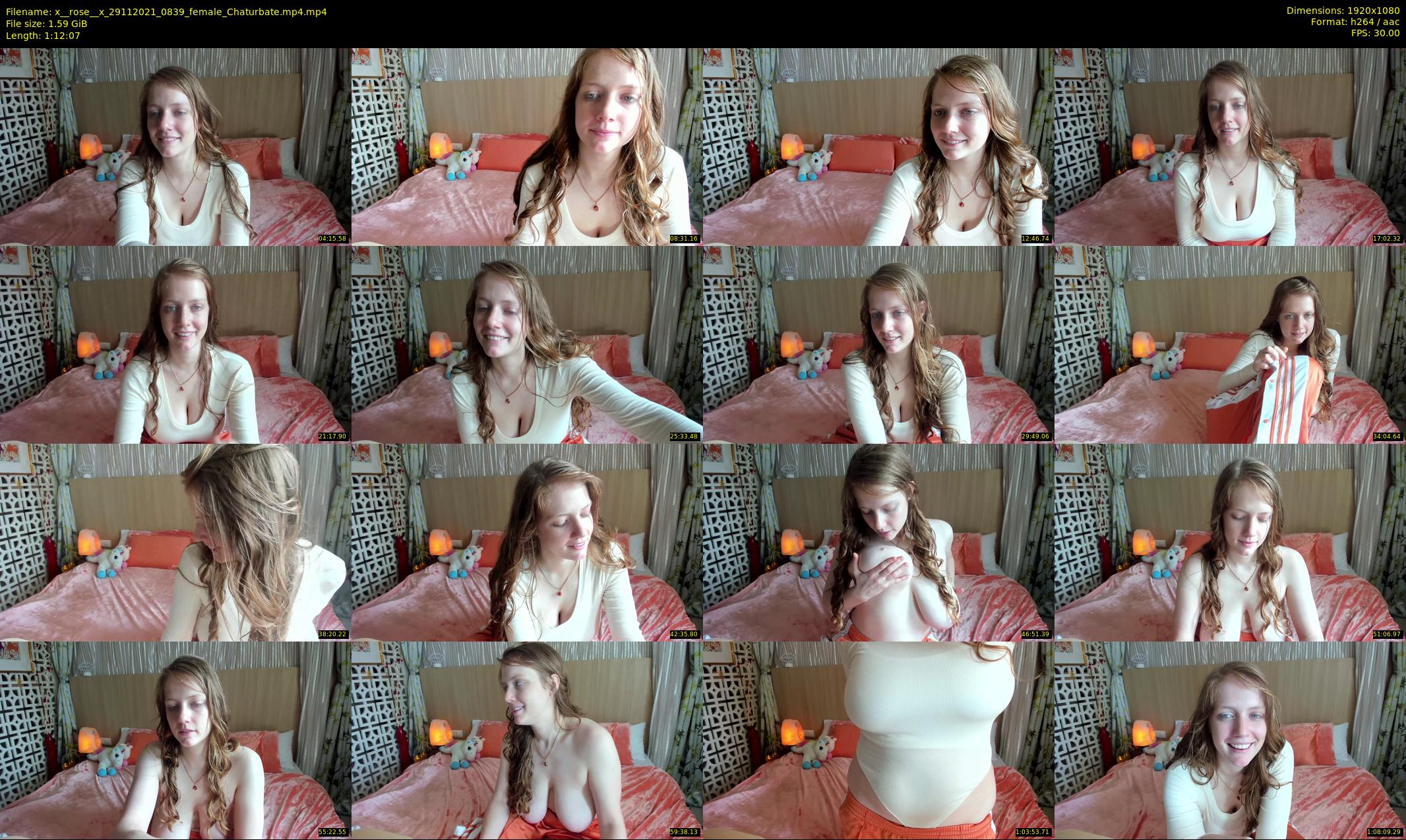 x__rose__x — 73 minute Chaturbate female cam show recording, 1080p, Nov 29, 2021