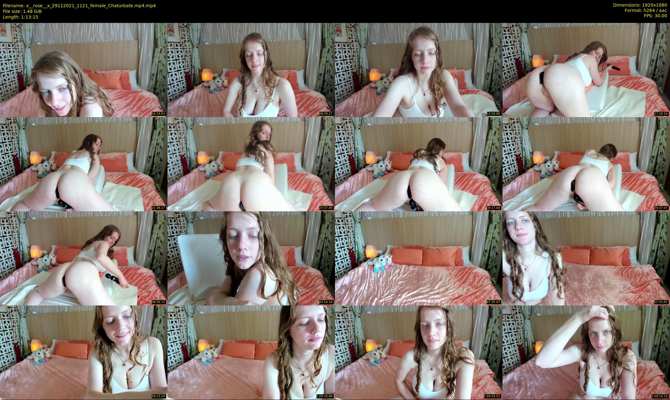 x__rose__x — 74 minute Chaturbate female cam show recording, 1080p, Nov 29, 2021