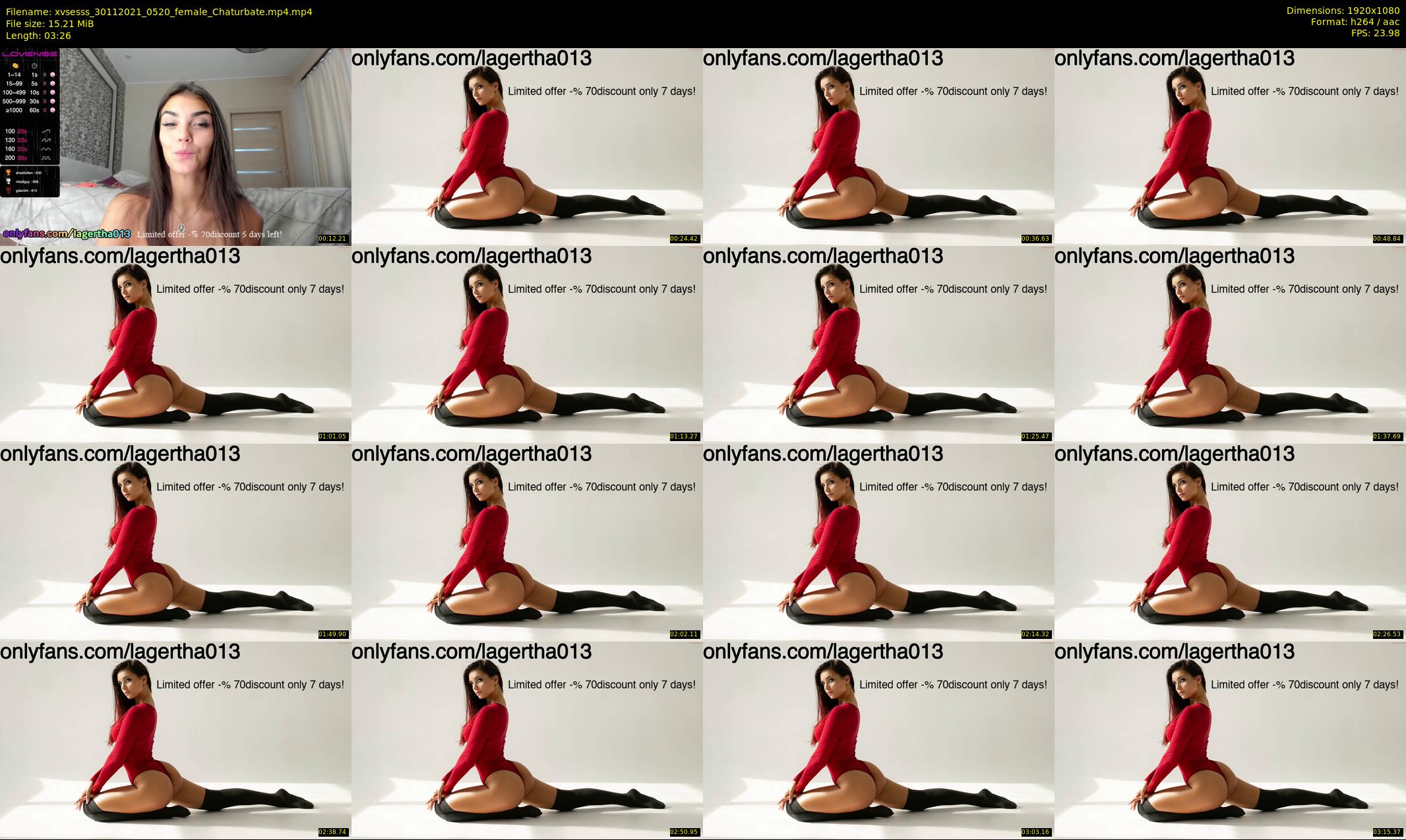 xvsesss — 4 minute Chaturbate female cam show recording, 1080p, Nov 30, 2021