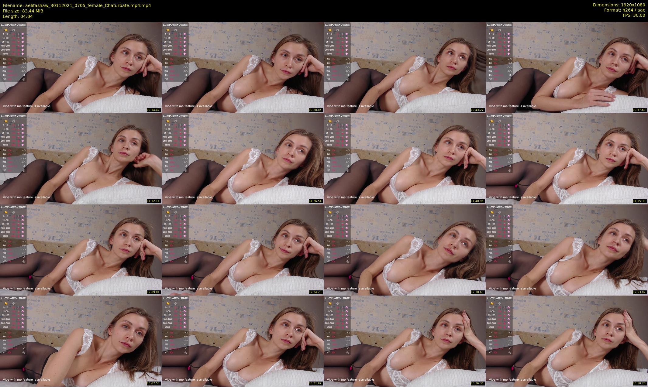 aelitashaw — 5 minute Chaturbate female cam show recording, 1080p, Nov 30, 2021