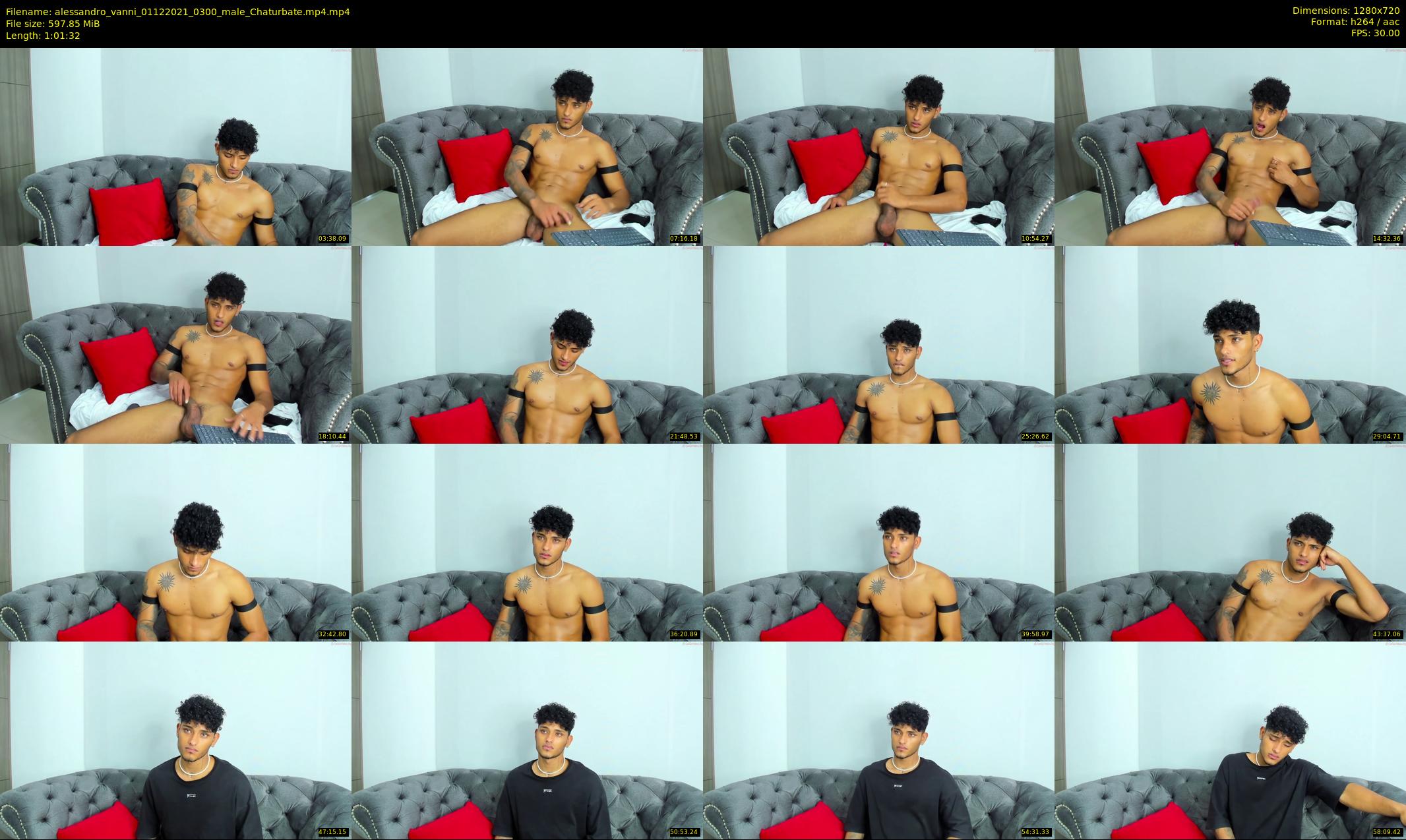 alessandro_vanni — 62 minute Chaturbate male cam show recording, 720p, Dec 1, 2021