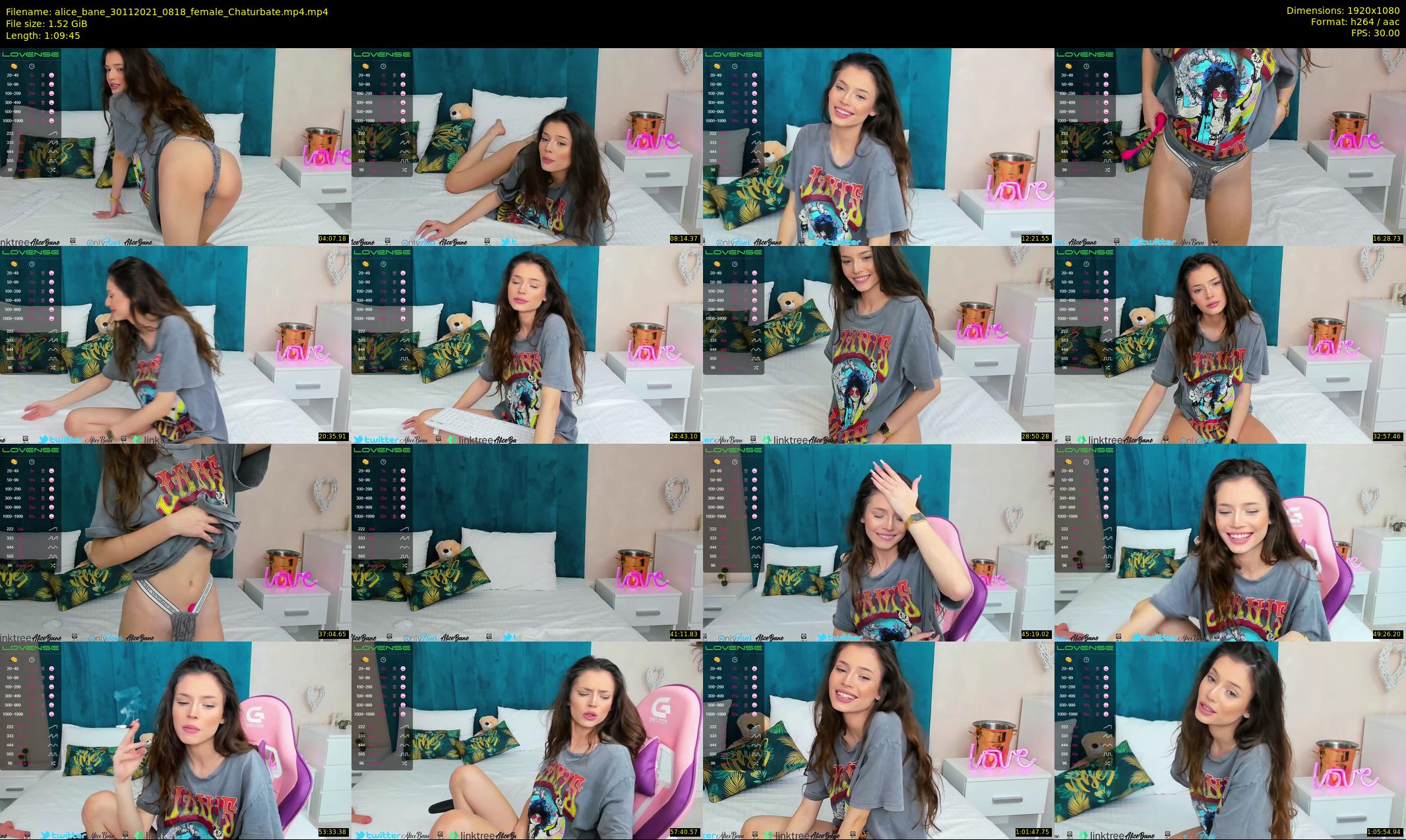 alice_bane — 70 minute Chaturbate female cam show recording, 1080p, Nov 30, 2021