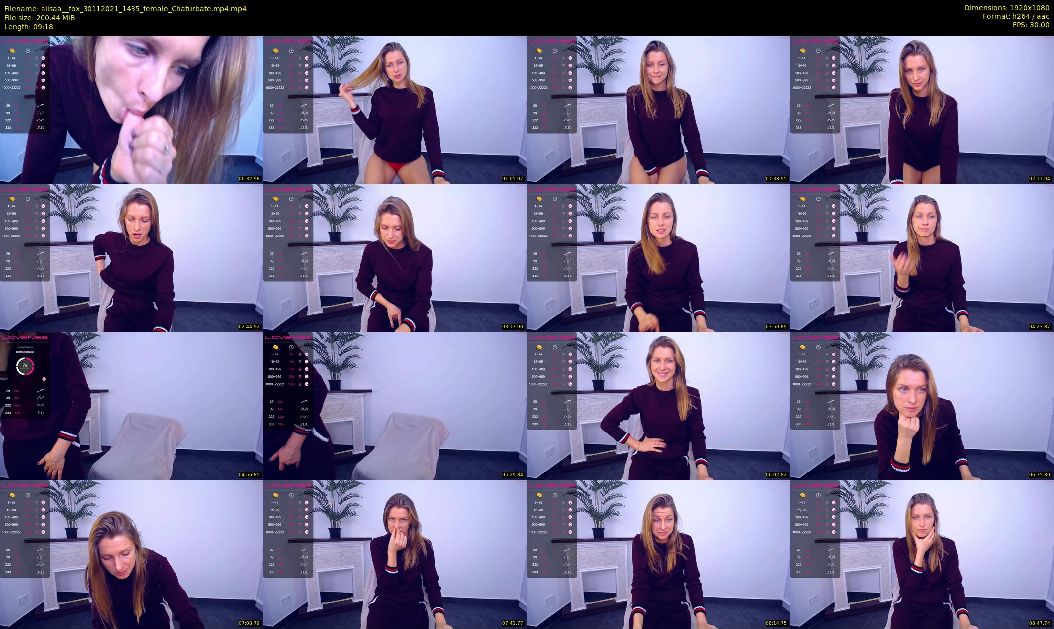 alisaa__fox — 10 minute Chaturbate female cam show recording, 1080p, Nov 30, 2021