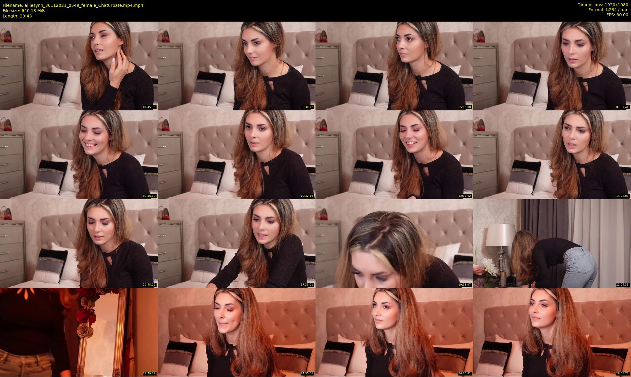 alliesynn — 30 minute Chaturbate female cam show recording, 1080p, Nov 30, 2021