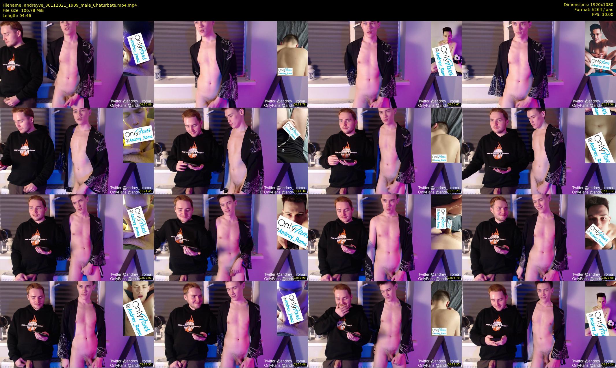 andreyve — 5 minute Chaturbate male cam show recording, 1080p, Nov 30, 2021