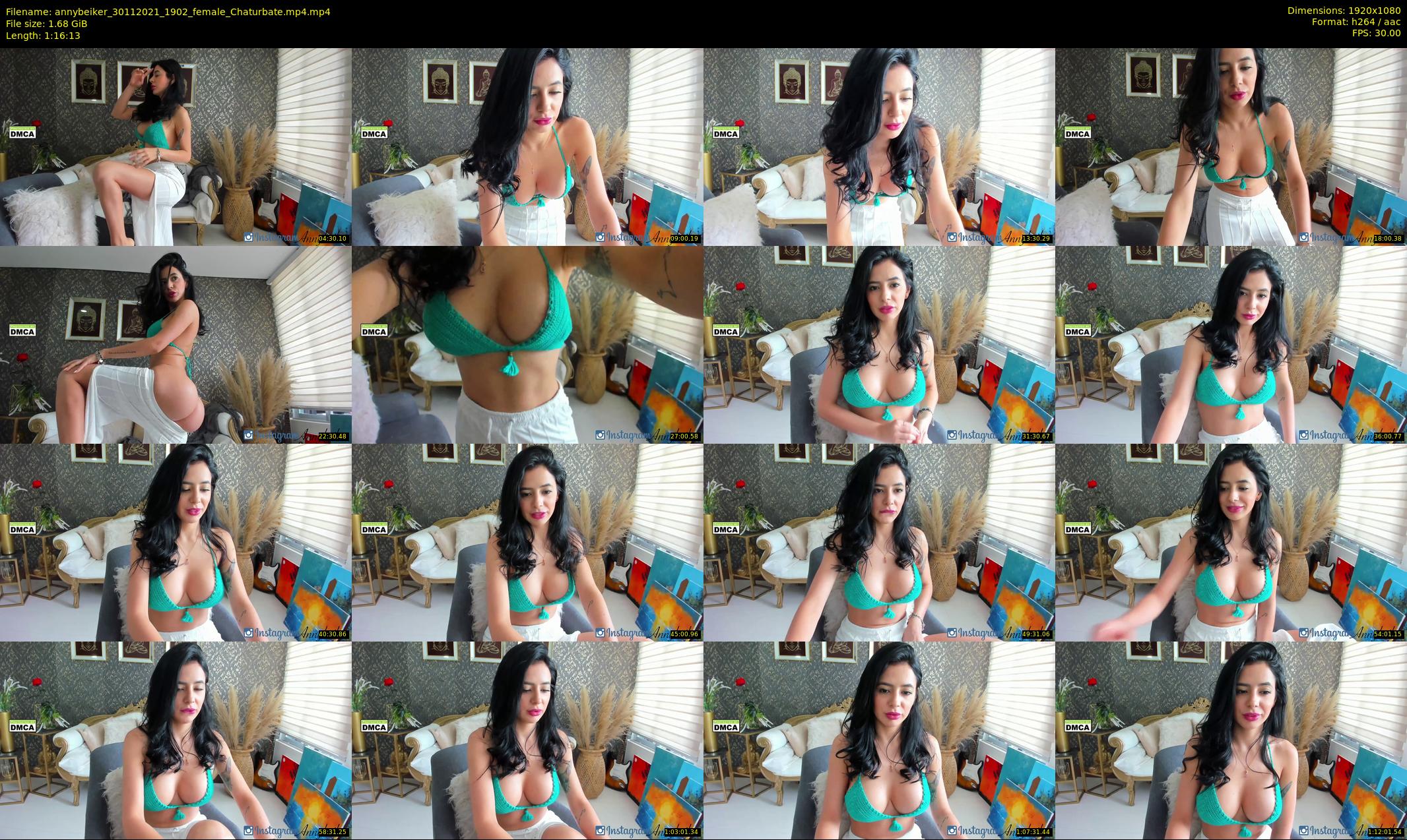 annybeiker — 77 minute Chaturbate female cam show recording, 1080p, Nov 30, 2021