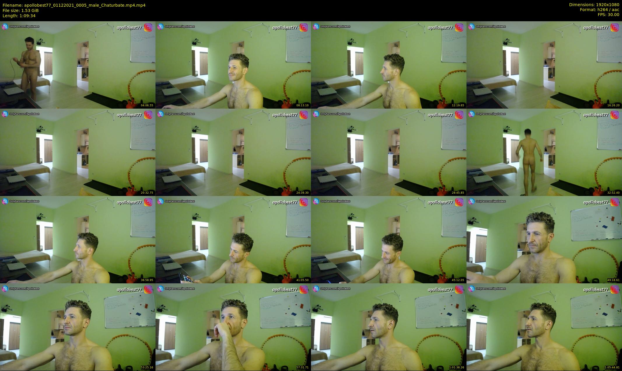 apollobest77 — 70 minute Chaturbate male cam show recording, 1080p, Dec 1, 2021
