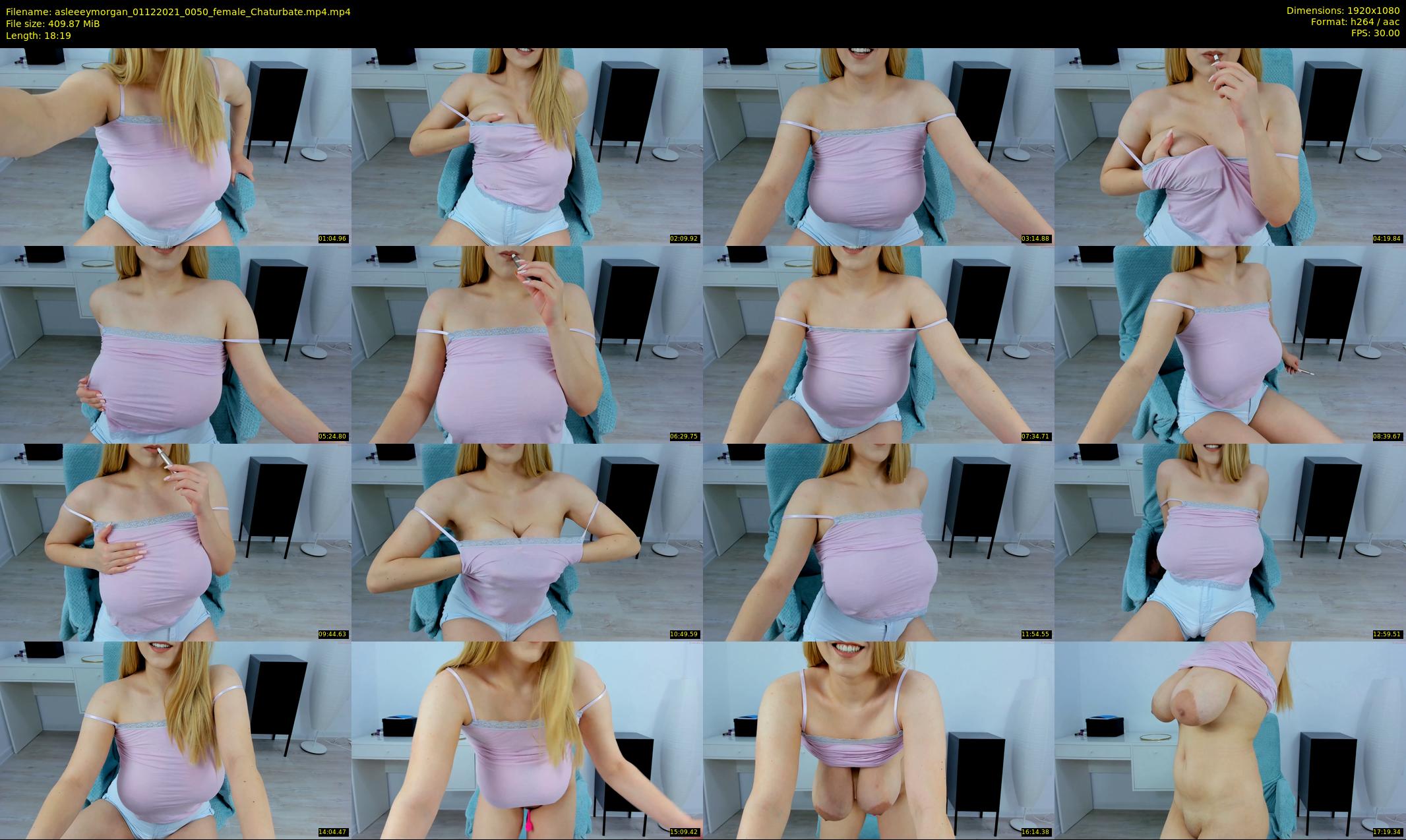 asleeeymorgan — 19 minute Chaturbate female cam show recording, 1080p, Dec 1, 2021