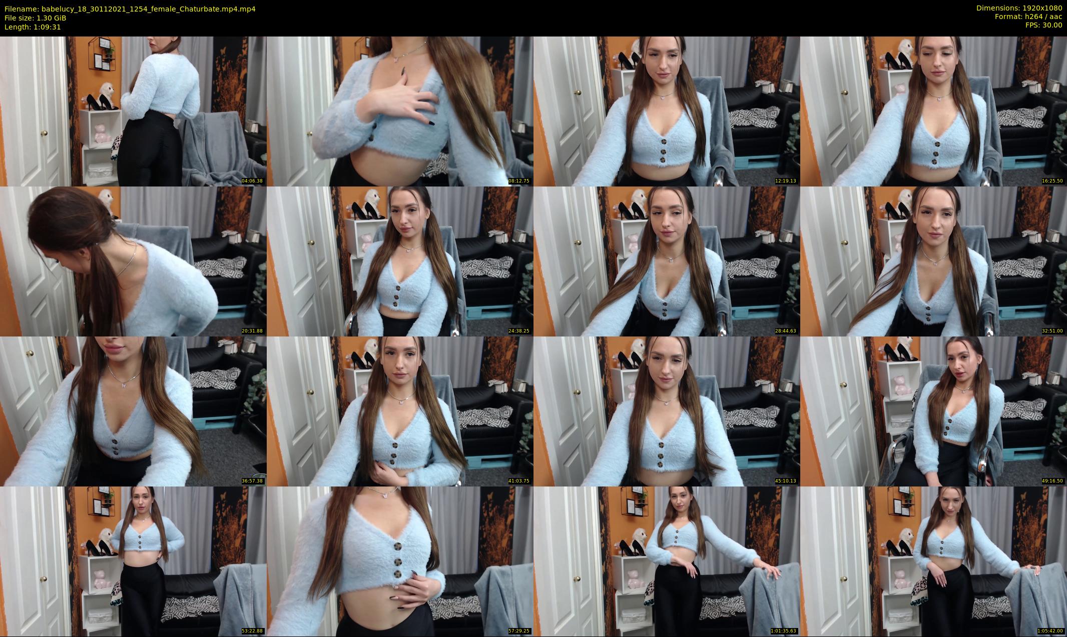 babelucy_18 — 70 minute Chaturbate female cam show recording, 1080p, Nov 30, 2021