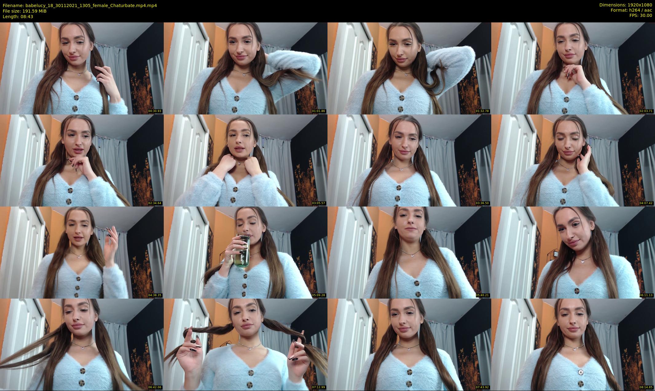 babelucy_18 — 9 minute Chaturbate female cam show recording, 1080p, Nov 30, 2021
