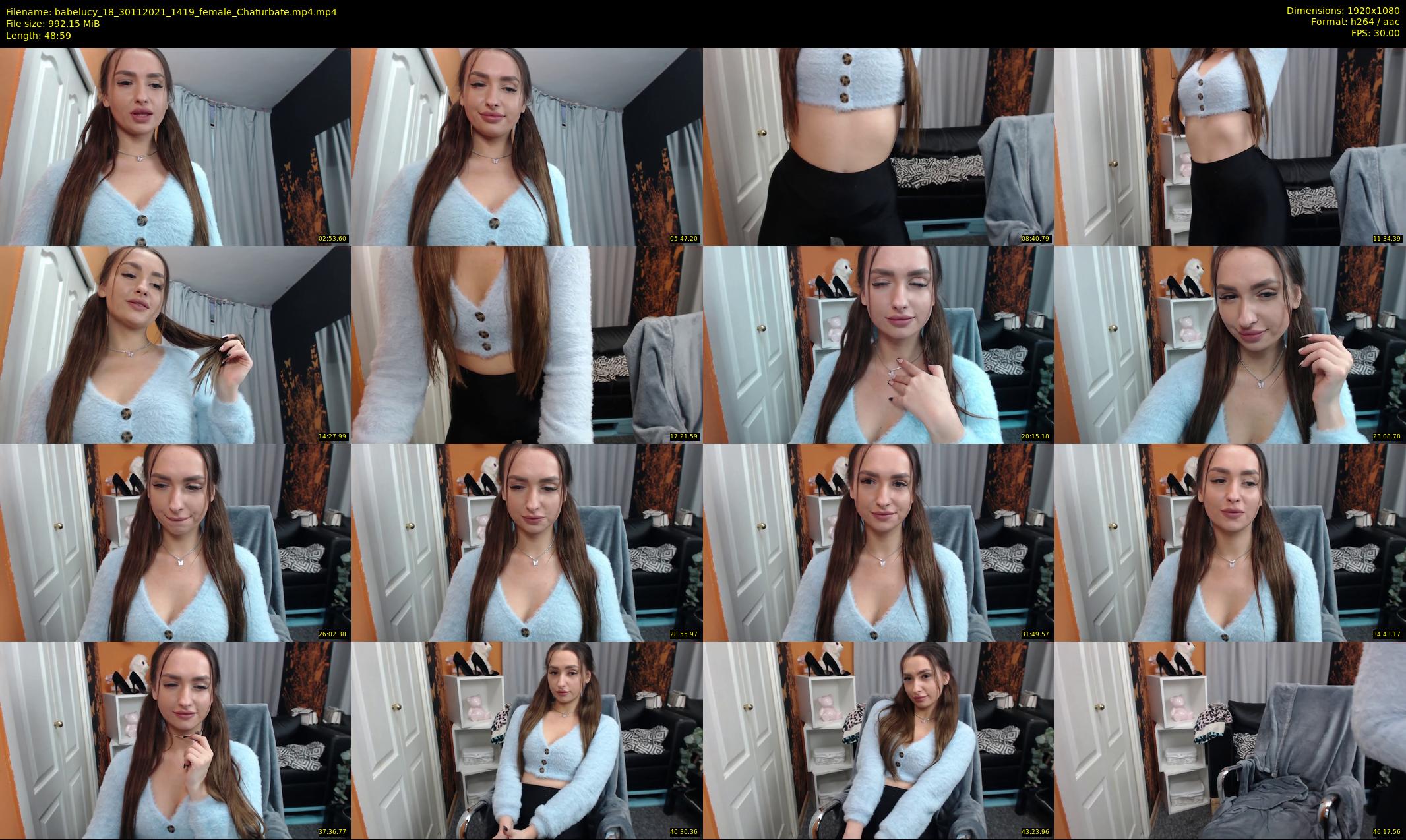 babelucy_18 — 49 minute Chaturbate female cam show recording, 1080p, Nov 30, 2021