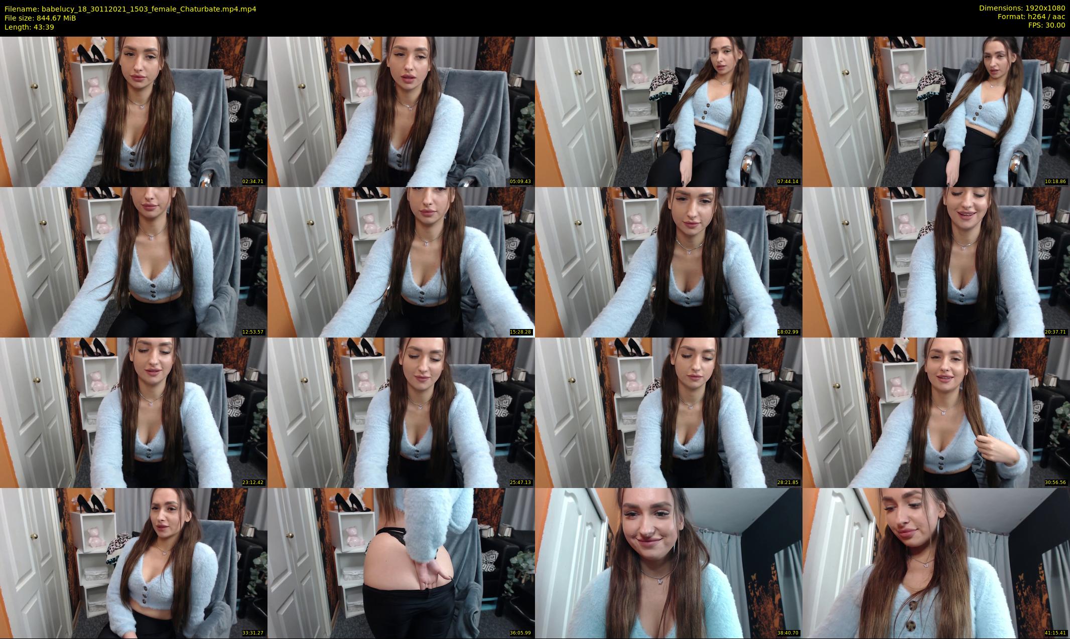 babelucy_18 — 44 minute Chaturbate female cam show recording, 1080p, Nov 30, 2021