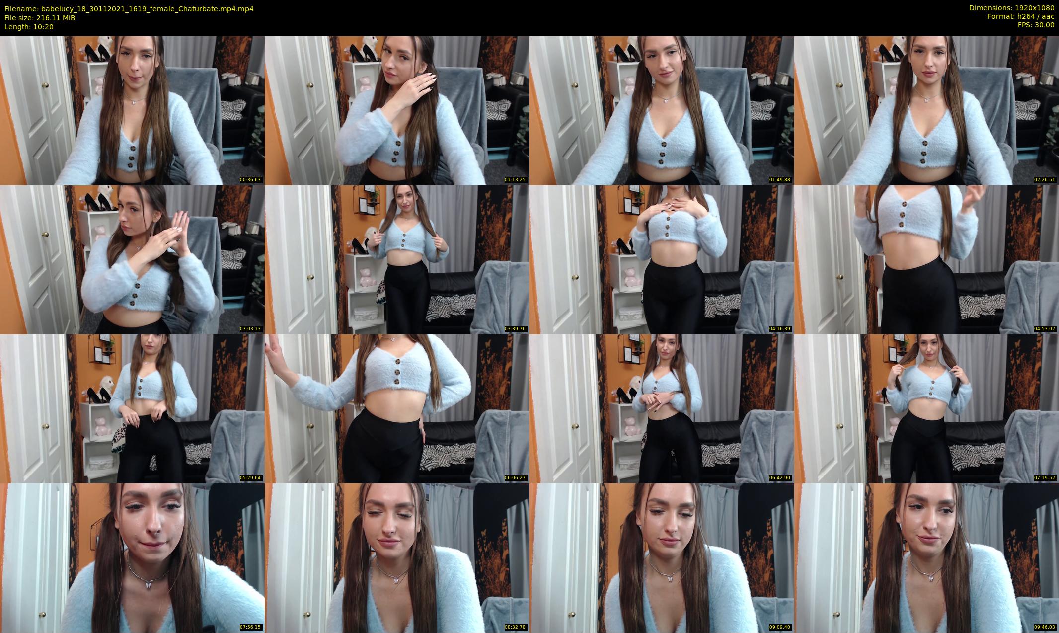 babelucy_18 — 11 minute Chaturbate female cam show recording, 1080p, Nov 30, 2021
