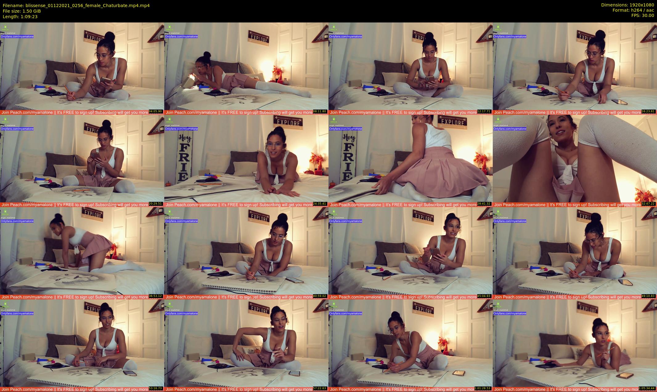 blissense — 70 minute Chaturbate female cam show recording, 1080p, Dec 1, 2021