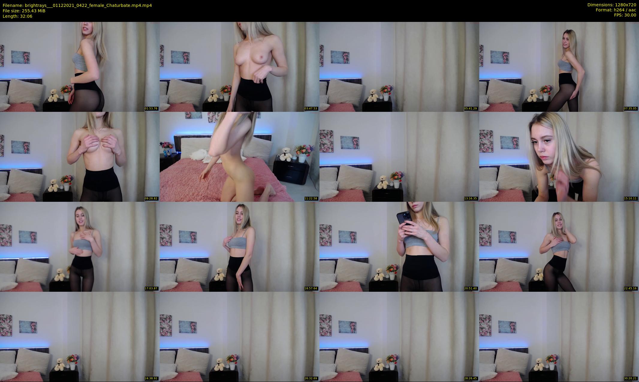 brightrays__ — 33 minute Chaturbate female cam show recording, 720p, Dec 1, 2021
