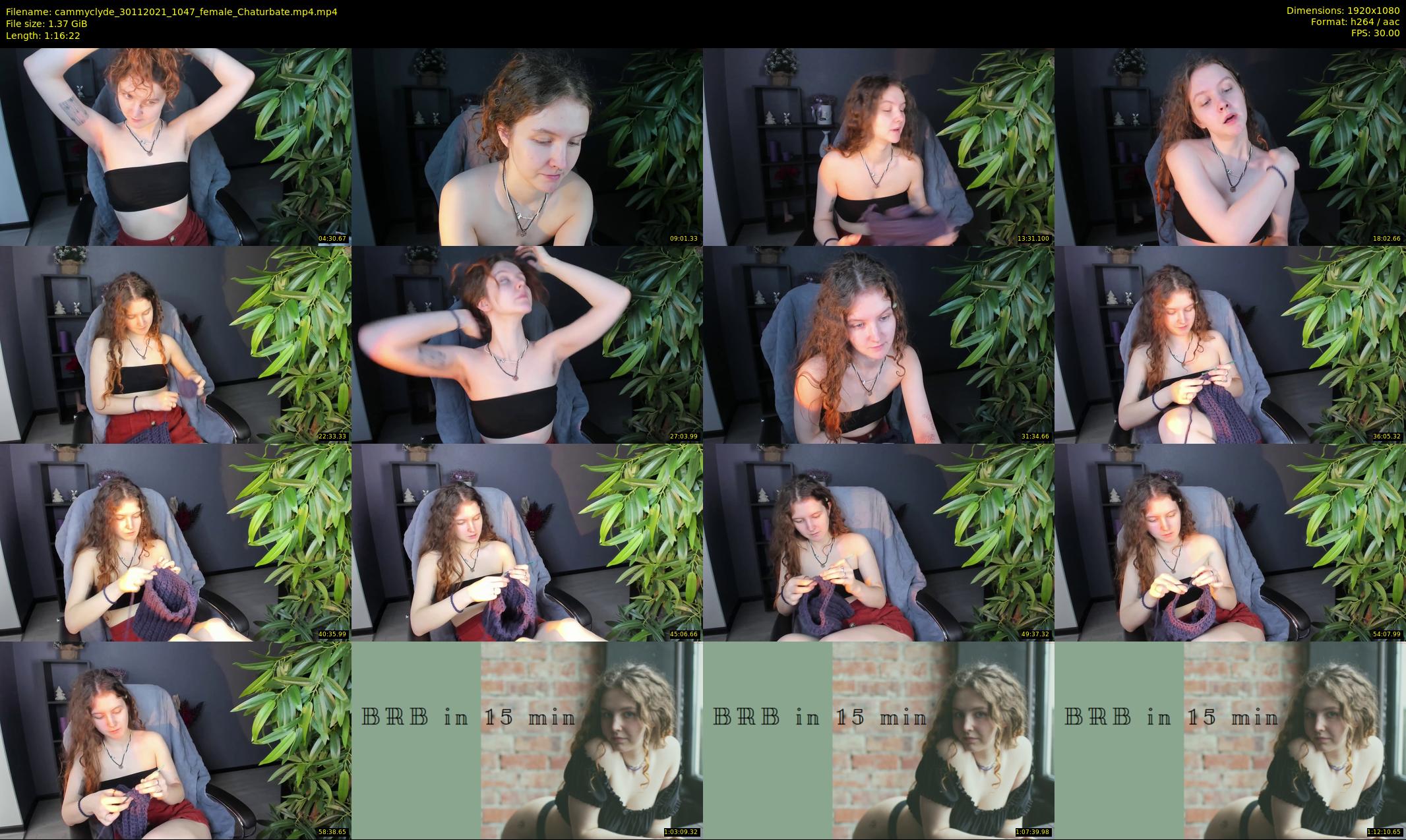 cammyclyde — 77 minute Chaturbate female cam show recording, 1080p, Nov 30, 2021