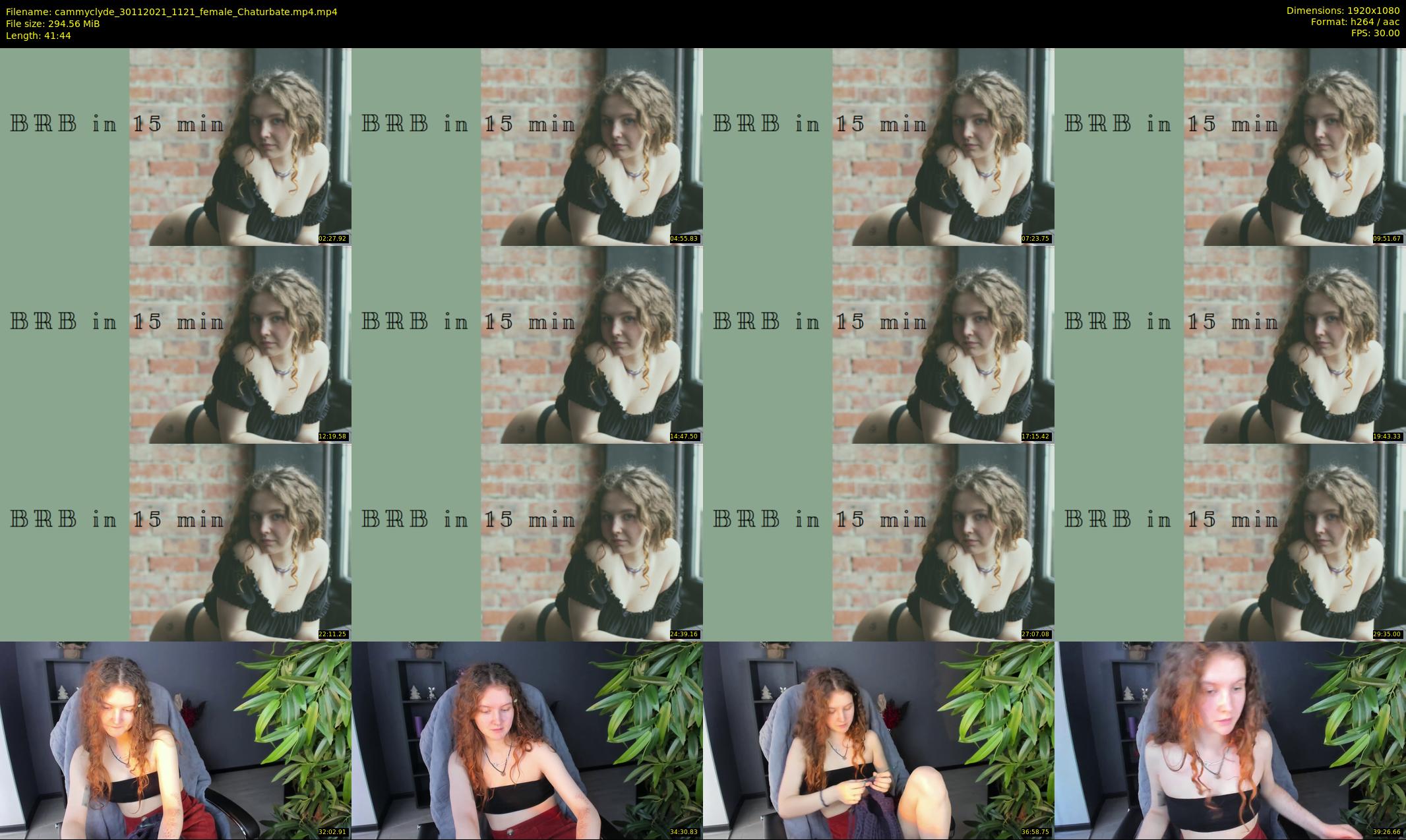 cammyclyde — 42 minute Chaturbate female cam show recording, 1080p, Nov 30, 2021