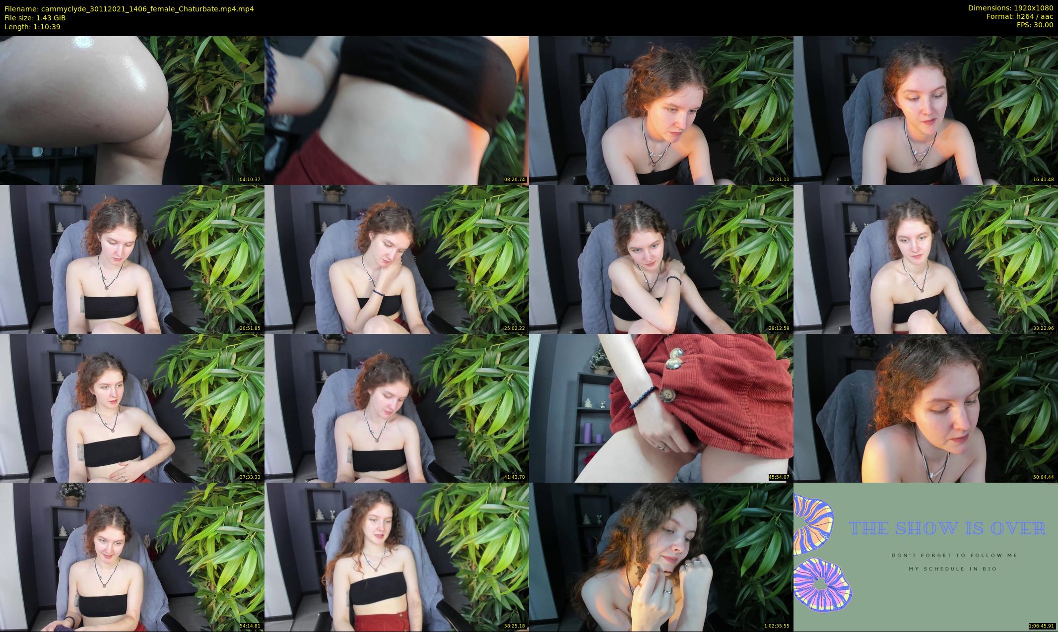 cammyclyde — 71 minute Chaturbate female cam show recording, 1080p, Nov 30, 2021