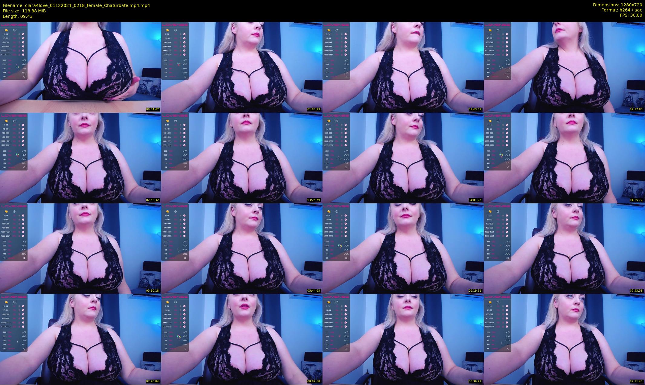 clara4love — 10 minute Chaturbate female cam show recording, 720p, Dec 1, 2021