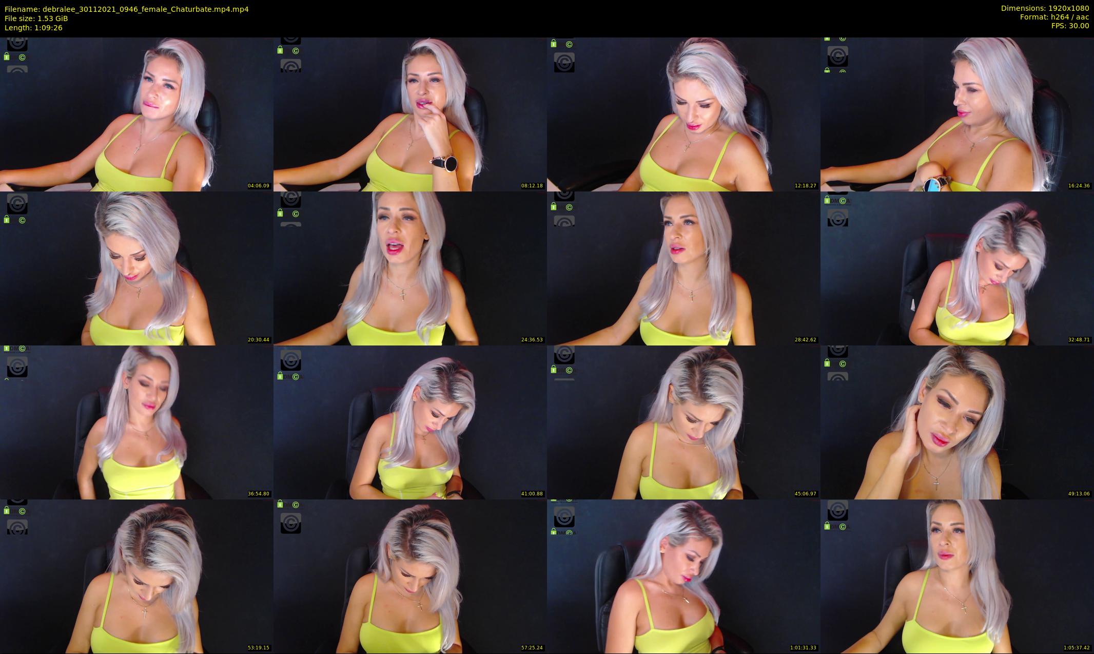 debralee — 70 minute Chaturbate female cam show recording, 1080p, Nov 30, 2021